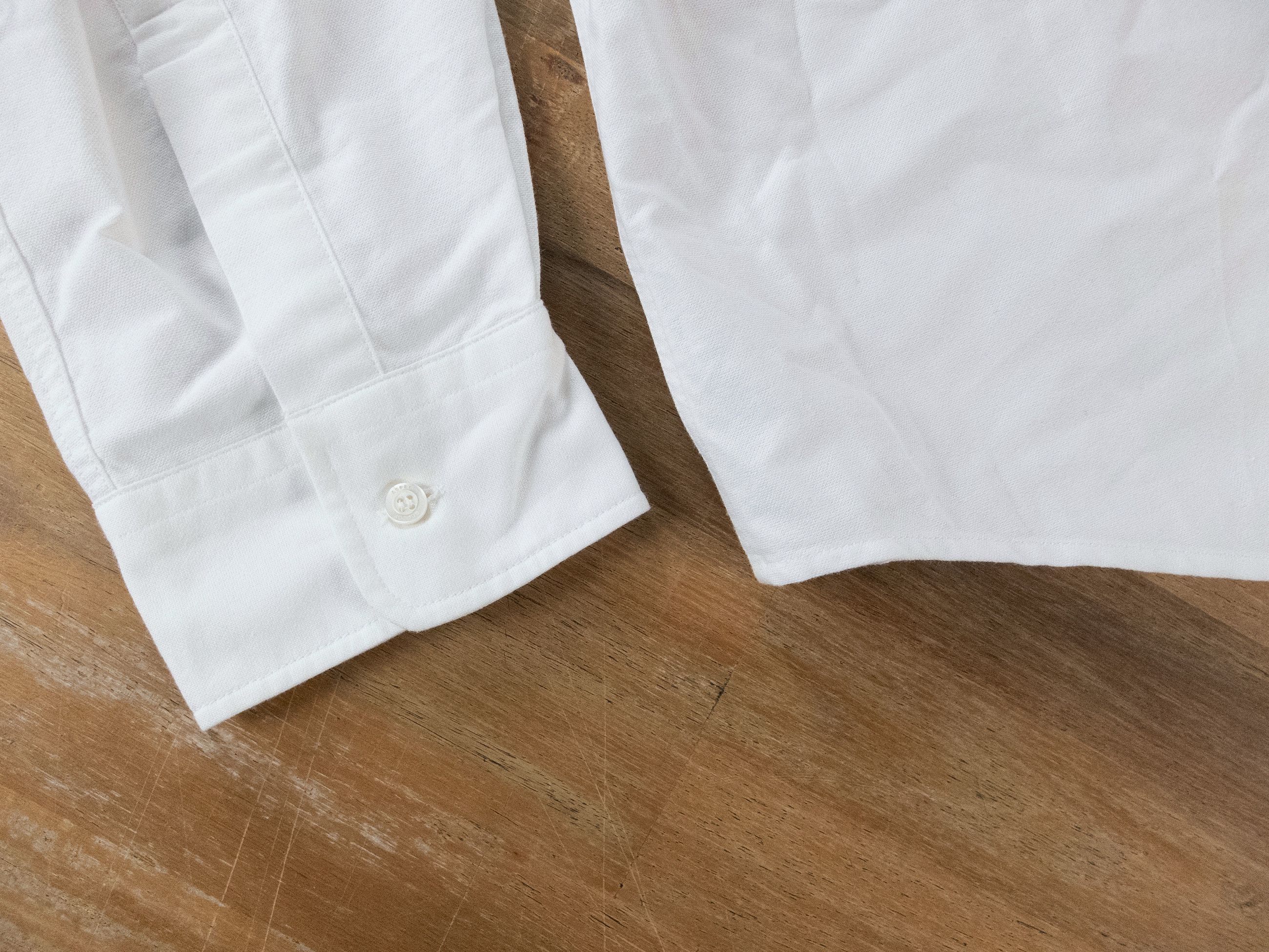 Aspesi ASPESI solid white New Magra 2 Oxford shirt 44 / XL Size US XL / EU 56 / 4 - 5 Thumbnail