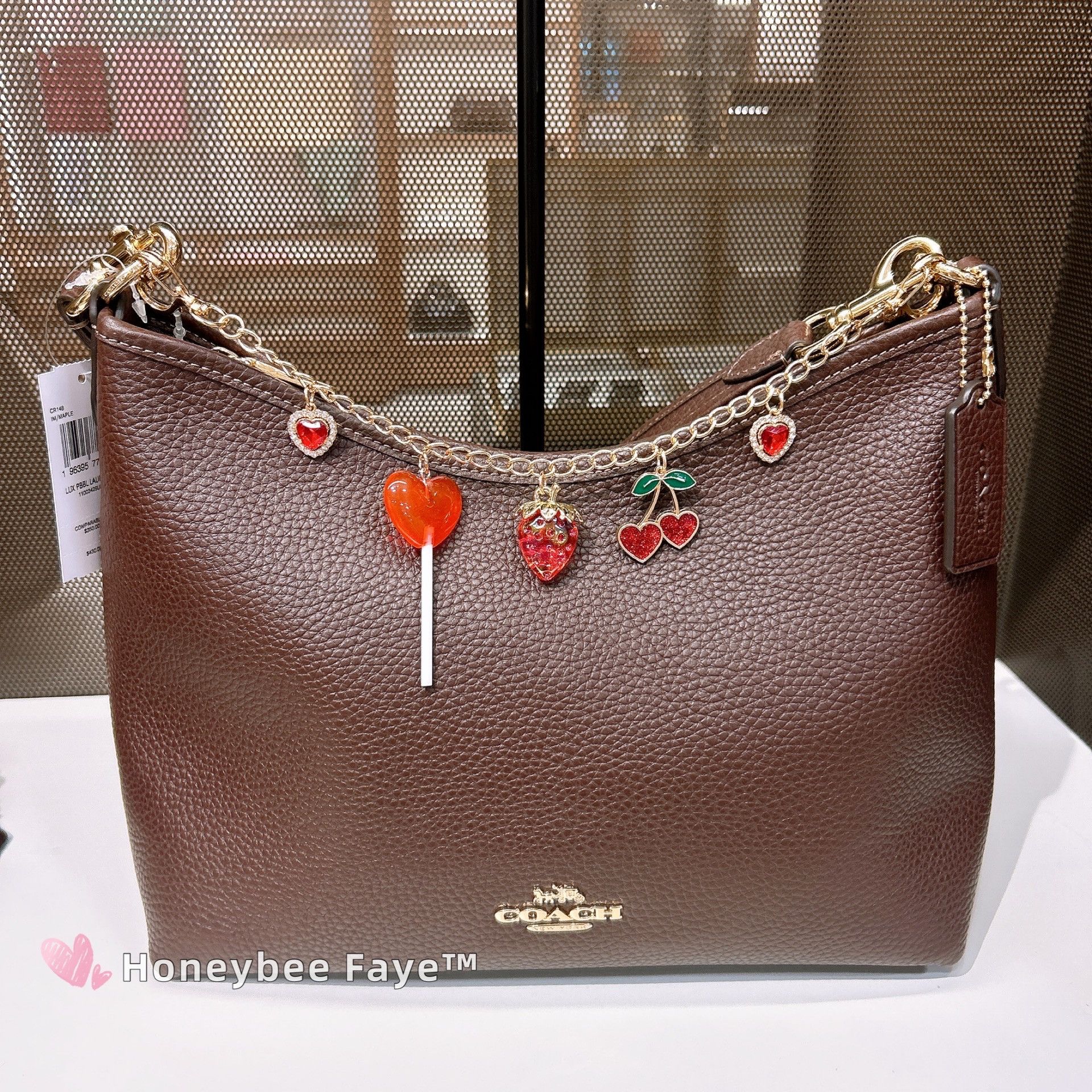 Coach Laurel Shoulder Bag CR148 Gold/Maple Size ONE SIZE - 3 Thumbnail