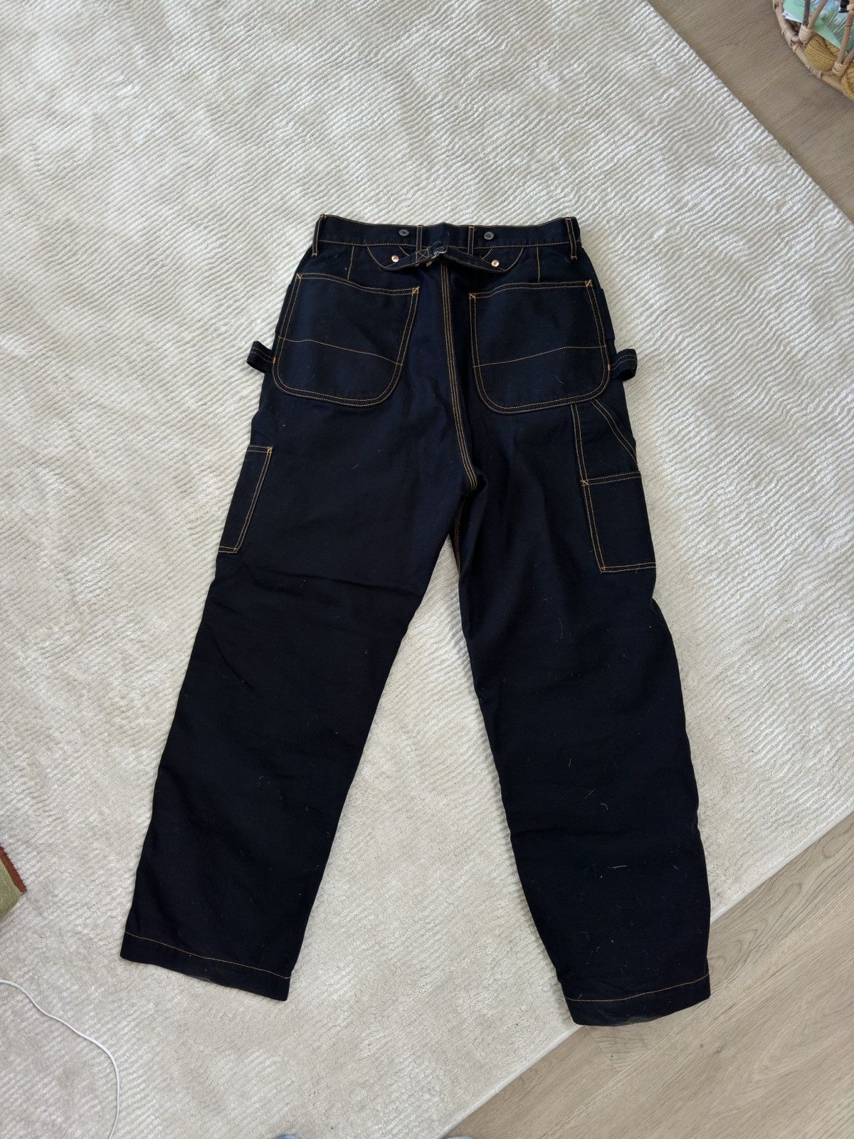 Kapital KAPITAL Double Knee Carpenter Pants - Black Size US 30 / EU 46 - 3 Thumbnail