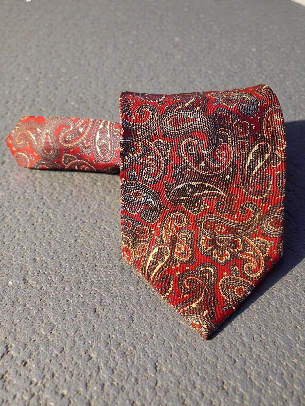 Other Vintage Paisley Pattern Men's Tie by Ivey's Men's Store Size ONE SIZE - 2 Thumbnail