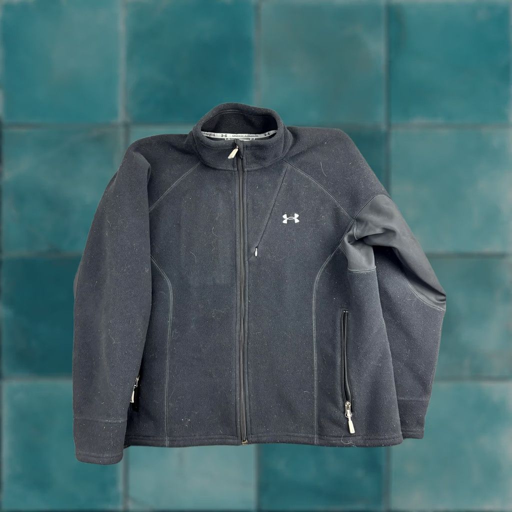 Under Armour Under Armour Jacket Mens XL Black Full Zip Fleece Performance Athletic Size US XL / EU 56 / 4 - 1 Thumbnail