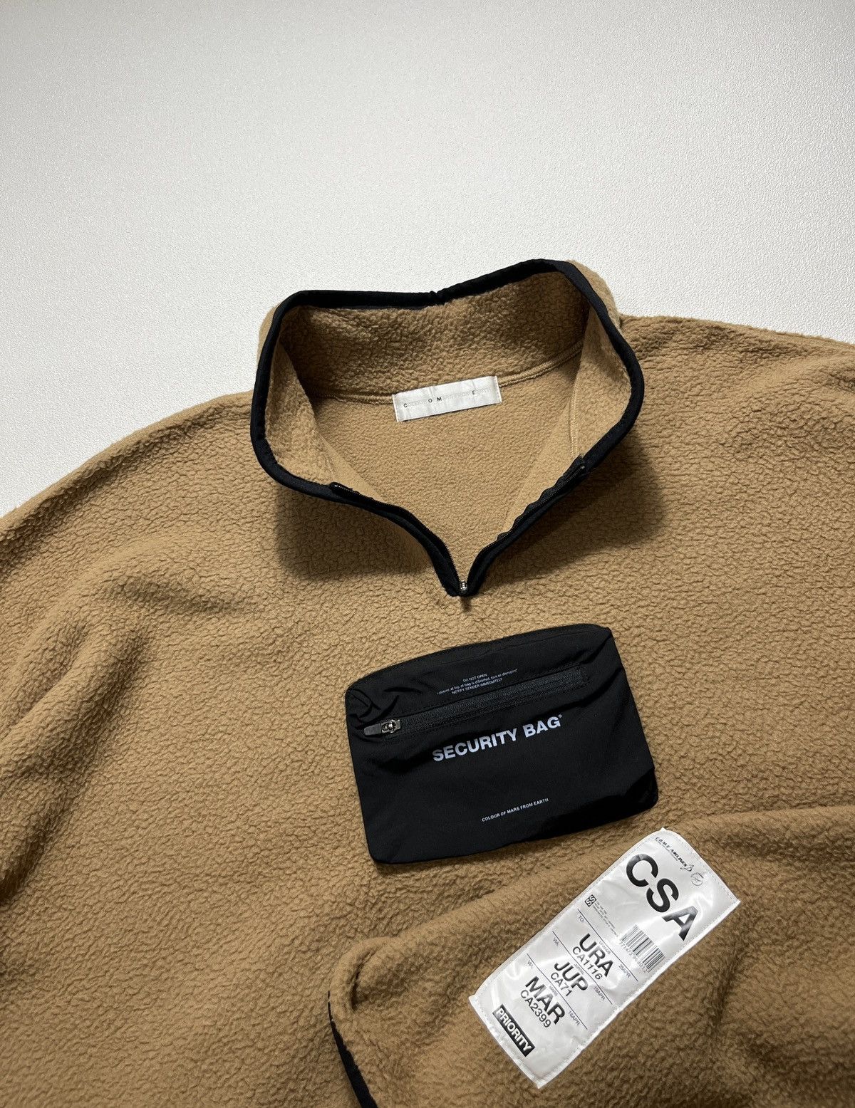 Nanamica × The North Face Purple Label C.O.M.E "SECURITY” Cyclist Half-Zip Pullover Brown Size US L / EU 52-54 / 3 - 5 Thumbnail