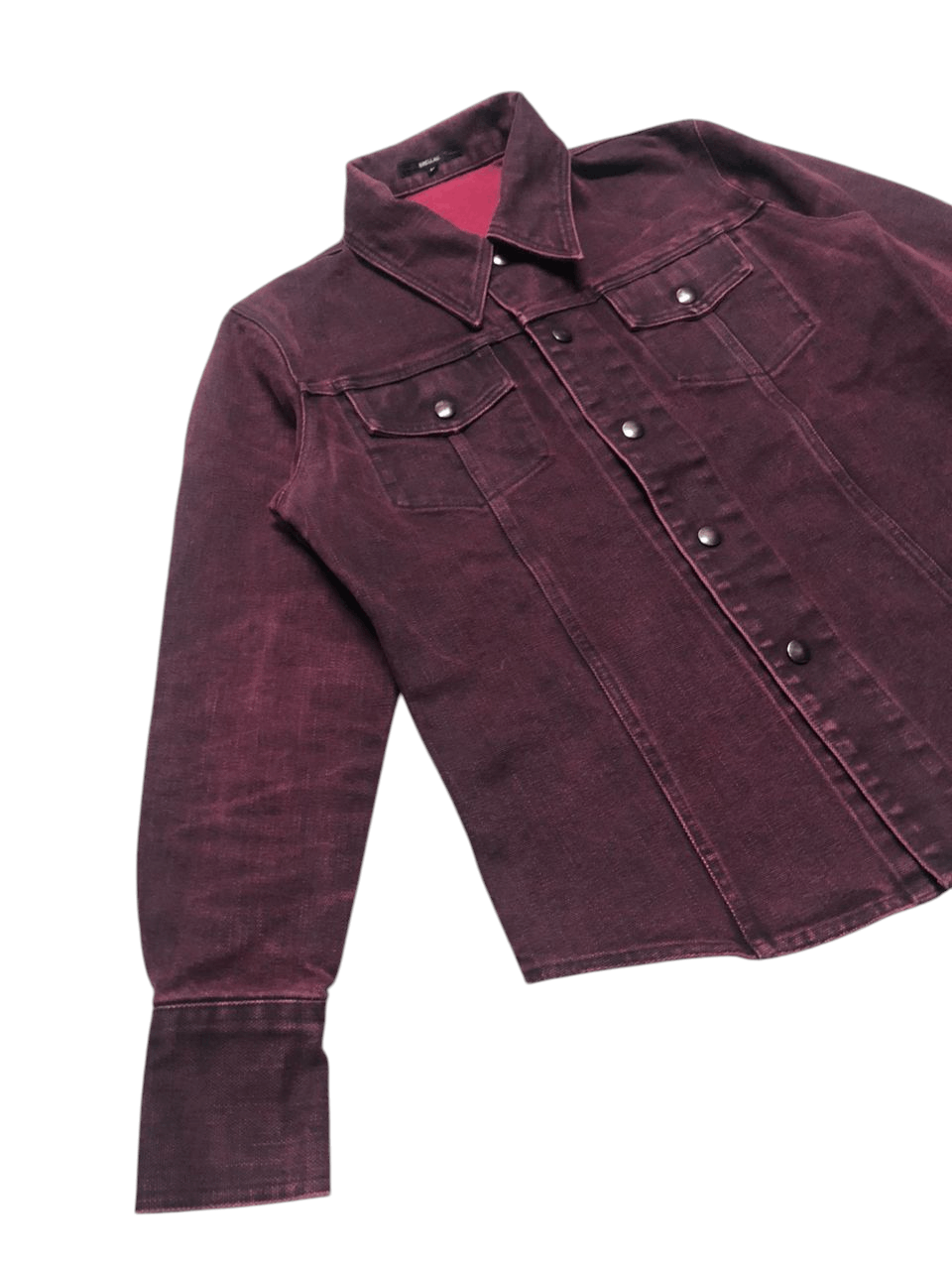 Shellac Vintage Shellac Denim Shirt Jacket Snap Button Nice Colour Size M / US 6-8 / IT 42-44 - 5 Thumbnail