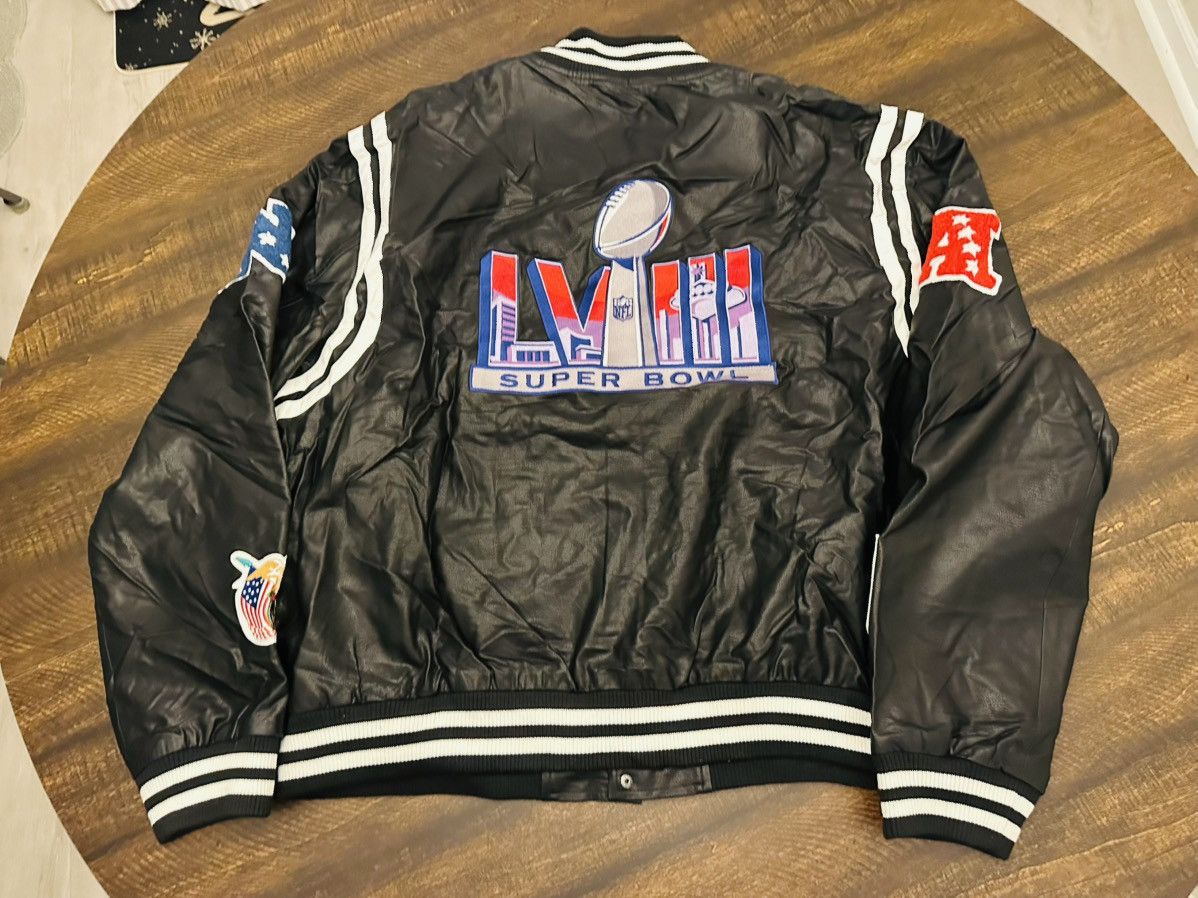 Jeff Hamilton Jeff Hamilton Superbowl LVlll Men’s Embroidered Jacket-2XL Size US XXL / EU 58 / 5 - 14 Thumbnail