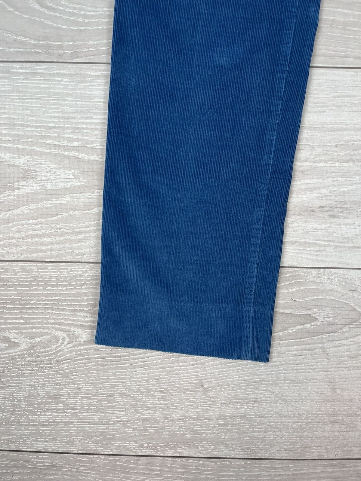 Polo Ralph Lauren Polo Ralph Lauren European Tailoring Blue Corduroy Pants Size US 31 - 3 Thumbnail