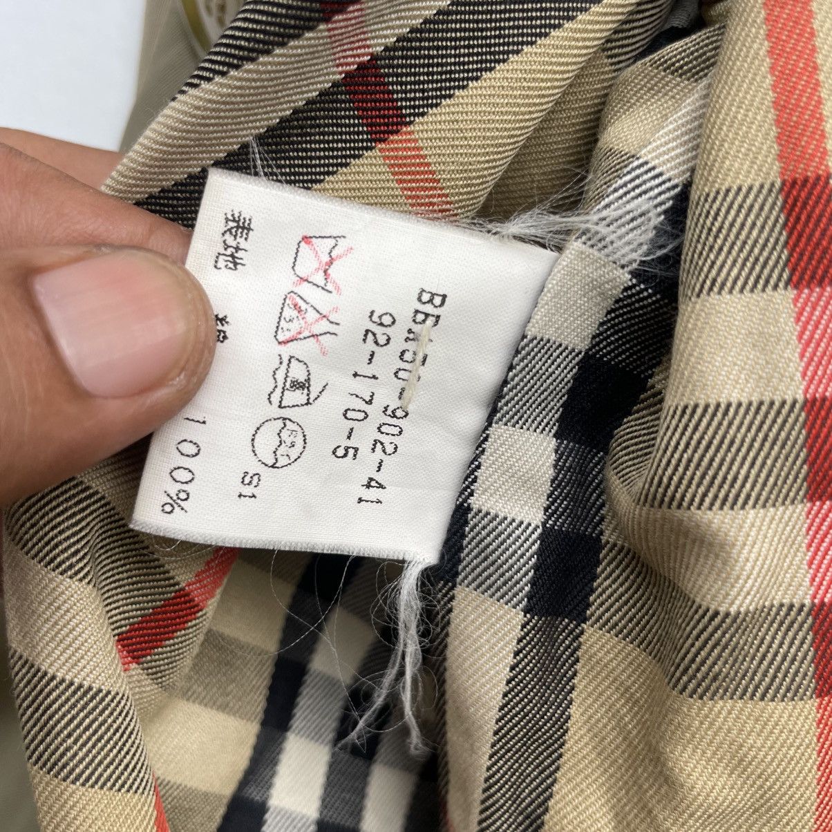 Burberry 💥Vintage Burberrys Prorsum Nova Check Trench Coat Jacket Size US M / EU 48-50 / 2 - 7 Thumbnail