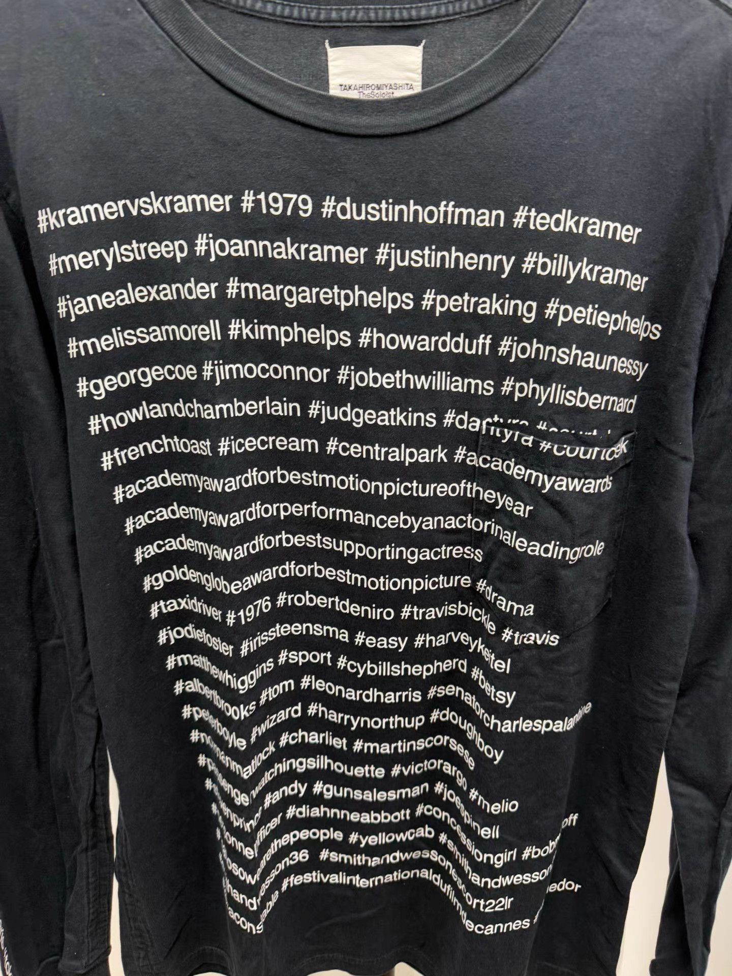 Takahiromiyashita The Soloist. The soloist Lyric Print Long Sleeve K20 Size US M / EU 48-50 / 2 - 2 Thumbnail