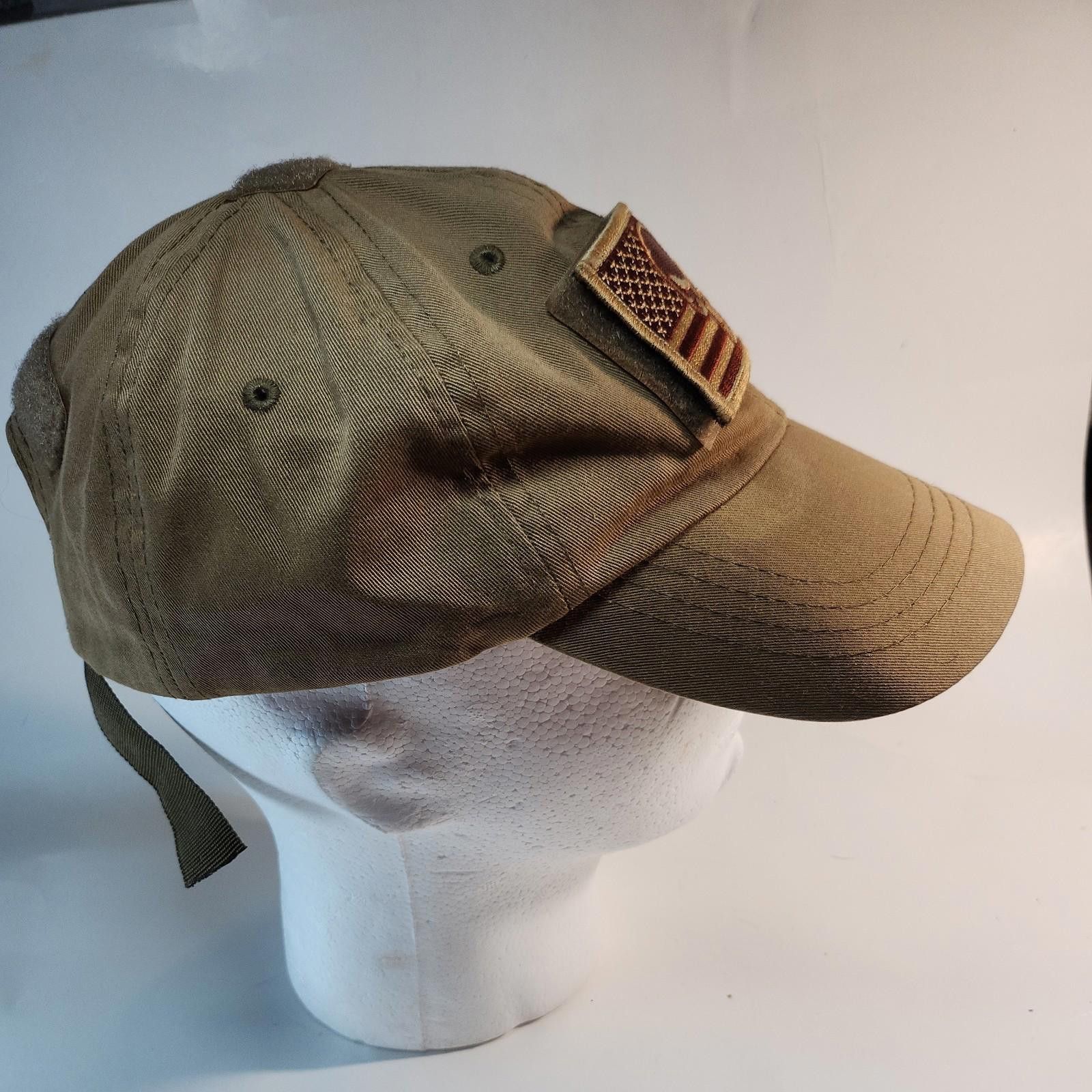 Connor McKnight USA Flag Punisher ROTHCO Patch Strap Hat Green Adjustable Size ONE SIZE - 3 Thumbnail