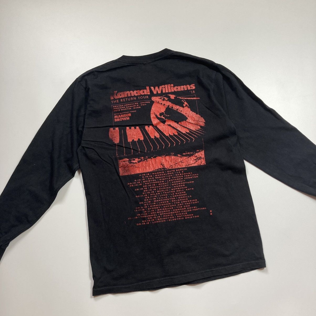 Rap Tees kamaal williams return tour black focus records jazz band Size US M / EU 48-50 / 2 - 2 Thumbnail