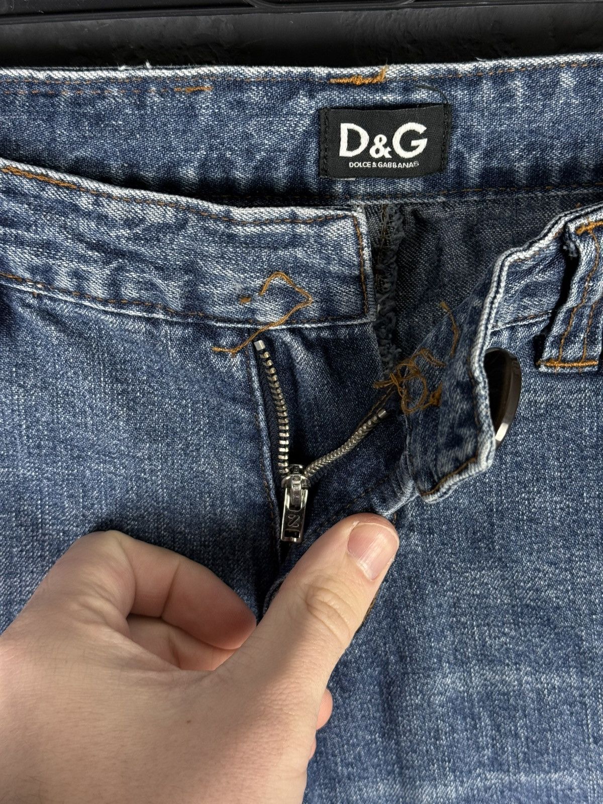 Dolce & Gabbana Dolce & Gabbana Women’s Vintage Denim Suit Jeans Luxury Size M / US 6-8 / IT 42-44 - 17 Thumbnail