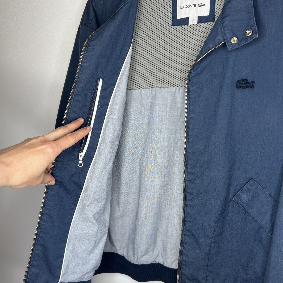 Lacoste × Vintage 00s Lacoste Vintage Y2K Retro Jacket Size US L / EU 52-54 / 3 - 7 Thumbnail