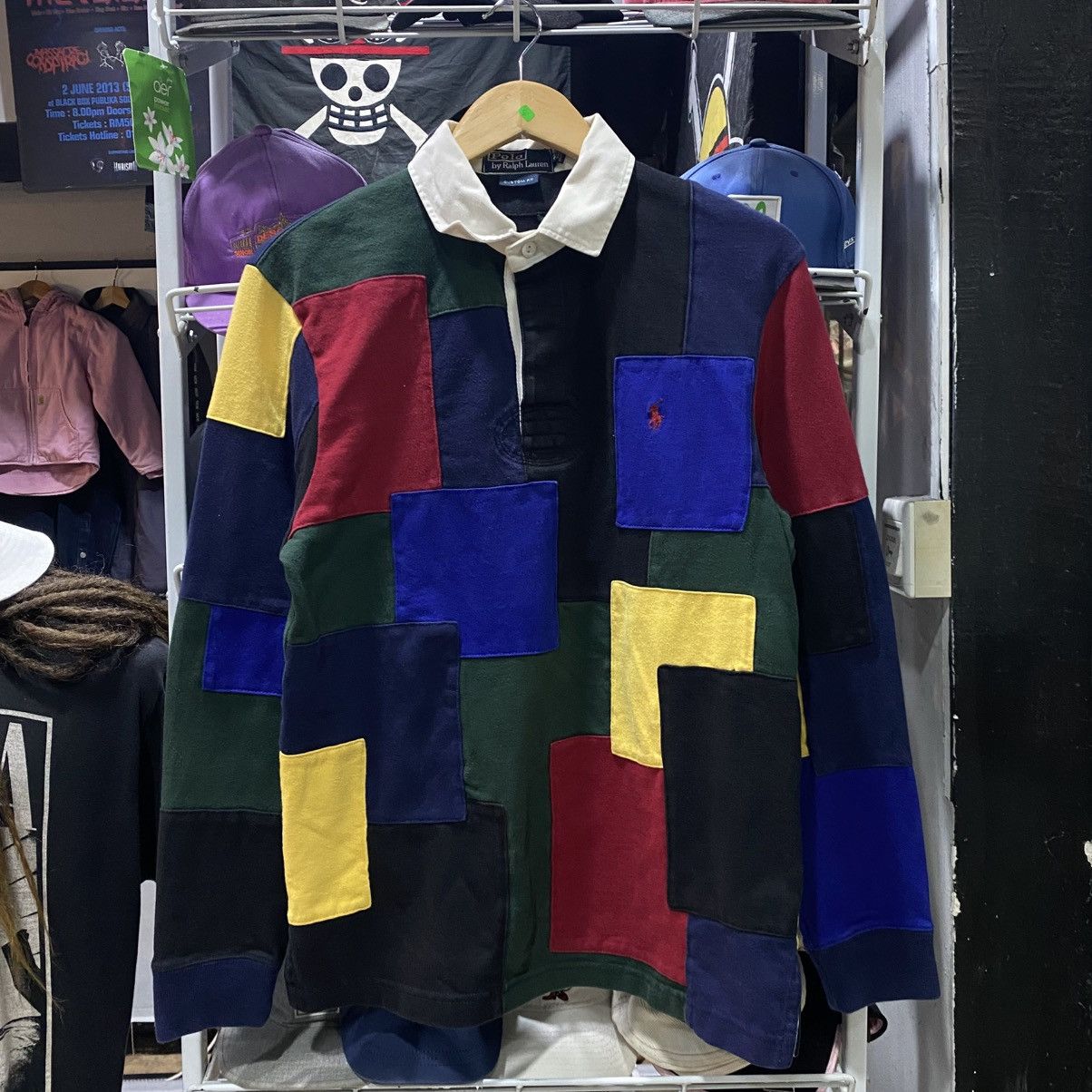 Polo Ralph Lauren × RRL Ralph Lauren × Ralph Lauren Vintage Polo Ralph Lauren Rugby Patchwork Size US M / EU 48-50 / 2 - 1 Thumbnail