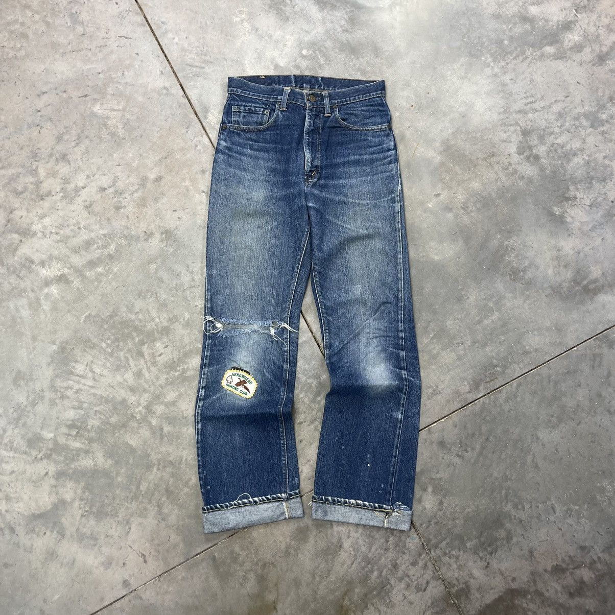Levi's Vintage Levi’s 517 Big E Jeans Bootcut Flare Faded 60s Size US 30 / EU 46 - 6 Thumbnail