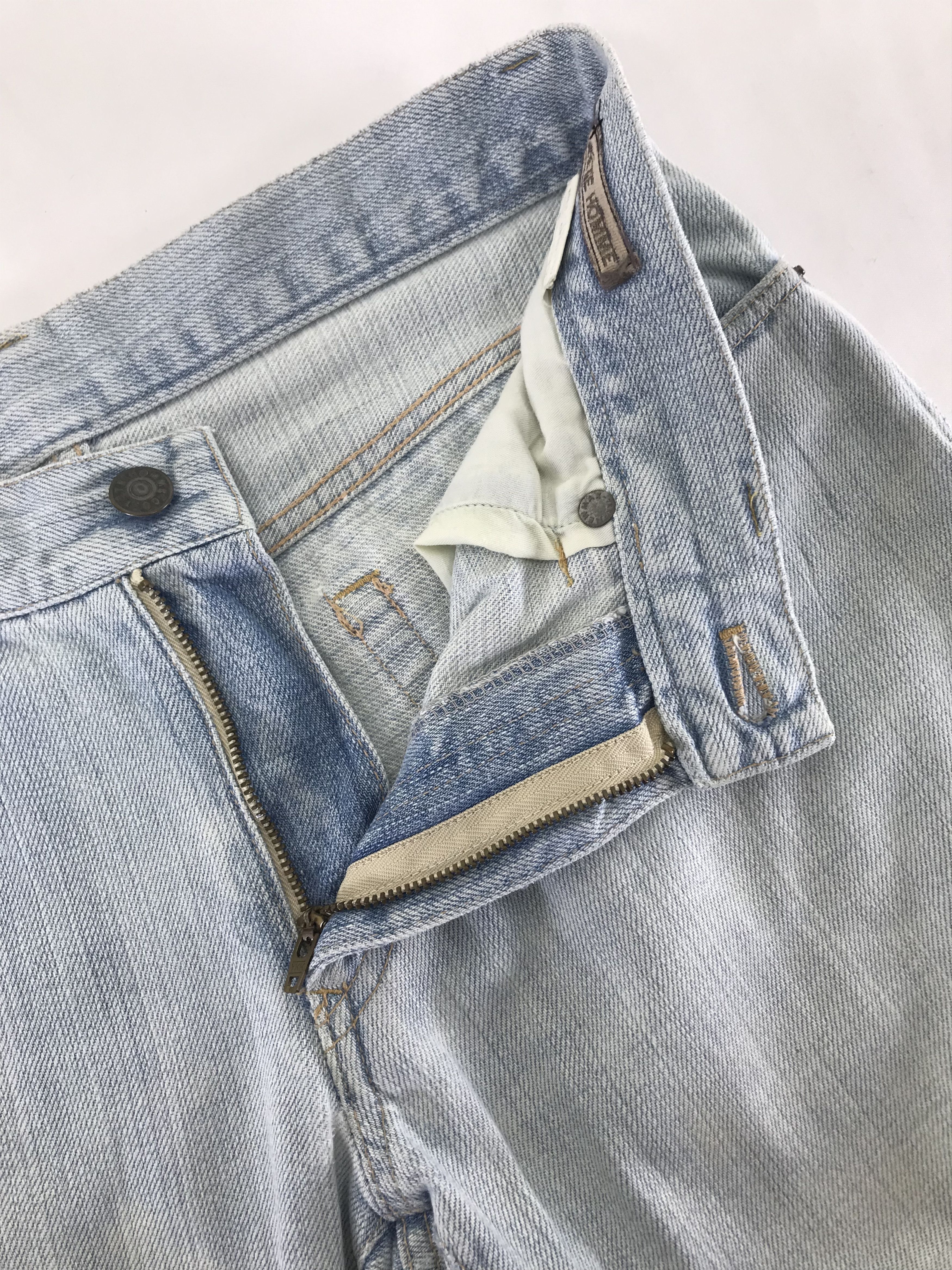 Issey Miyake Tete Homme x Issey Miyake Light Wash Flare Jeans Size US 28 / EU 44 - 9 Thumbnail