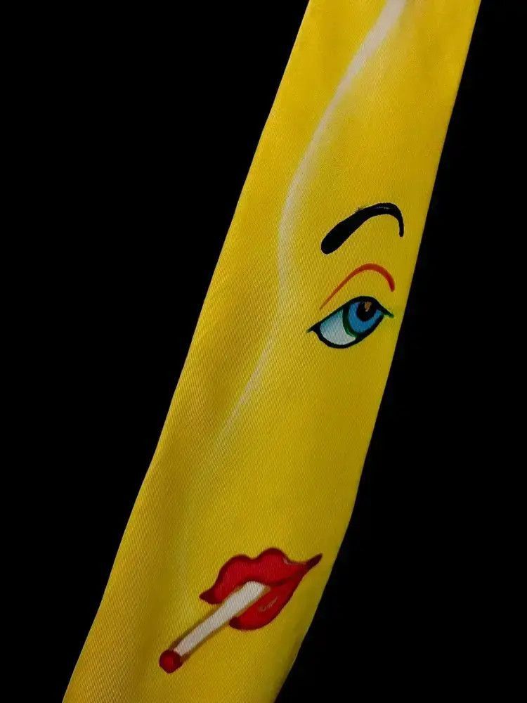Yohji Yamamoto Yohji Yamamoto 90s beautiful women tie-2505 Size ONE SIZE - 3 Thumbnail
