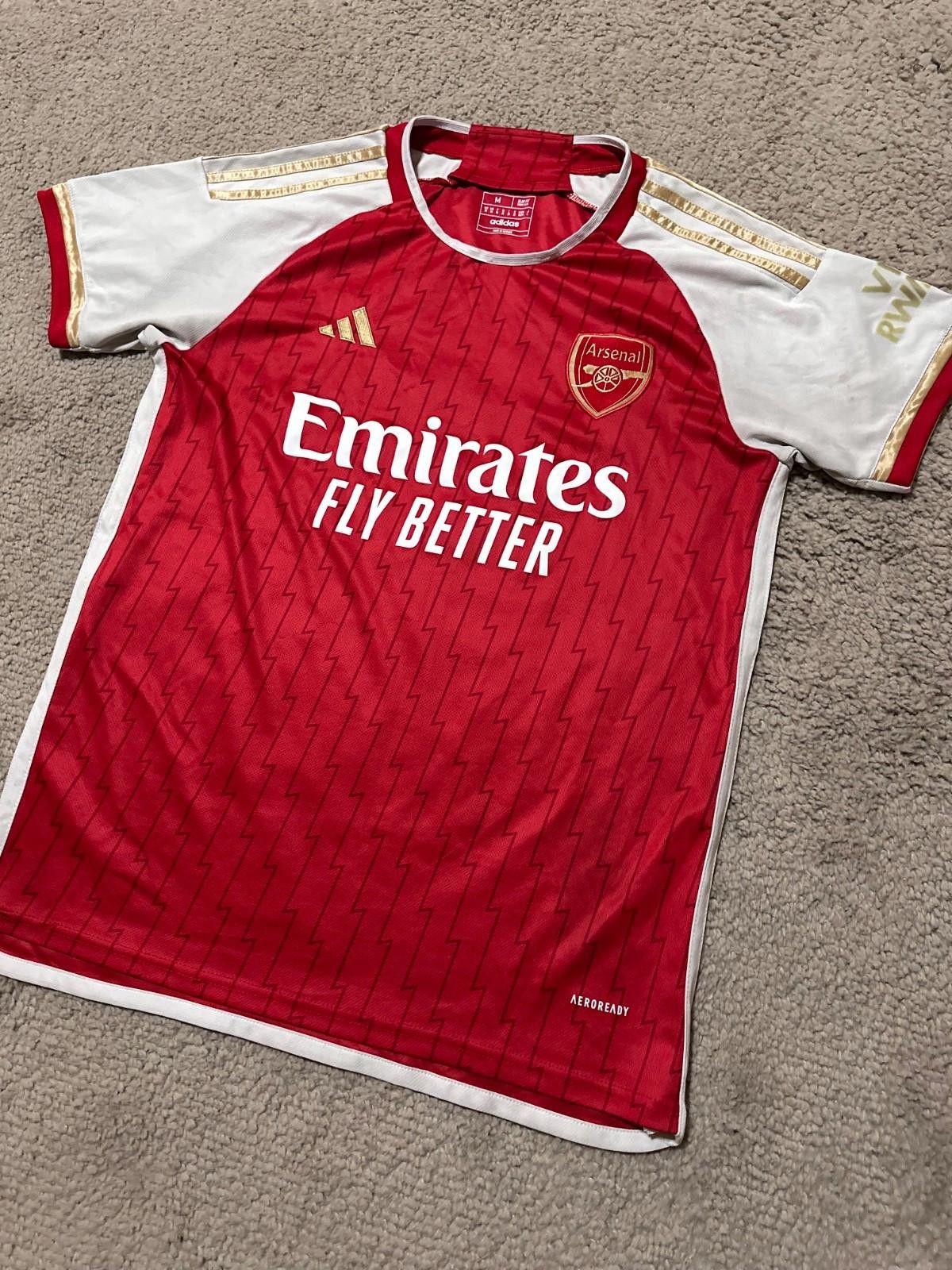 Adidas ARSENAL LONDON 2023 2024 HOME FOOTBALL SHIRT SOCCER JERSEY Size US M / EU 48-50 / 2 - 2 Thumbnail
