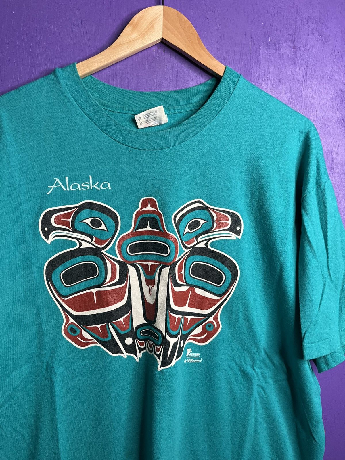 Vintage Vintage 90s Alaska dodo birds t-shirt Size US XL / EU 56 / 4 - 3 Thumbnail