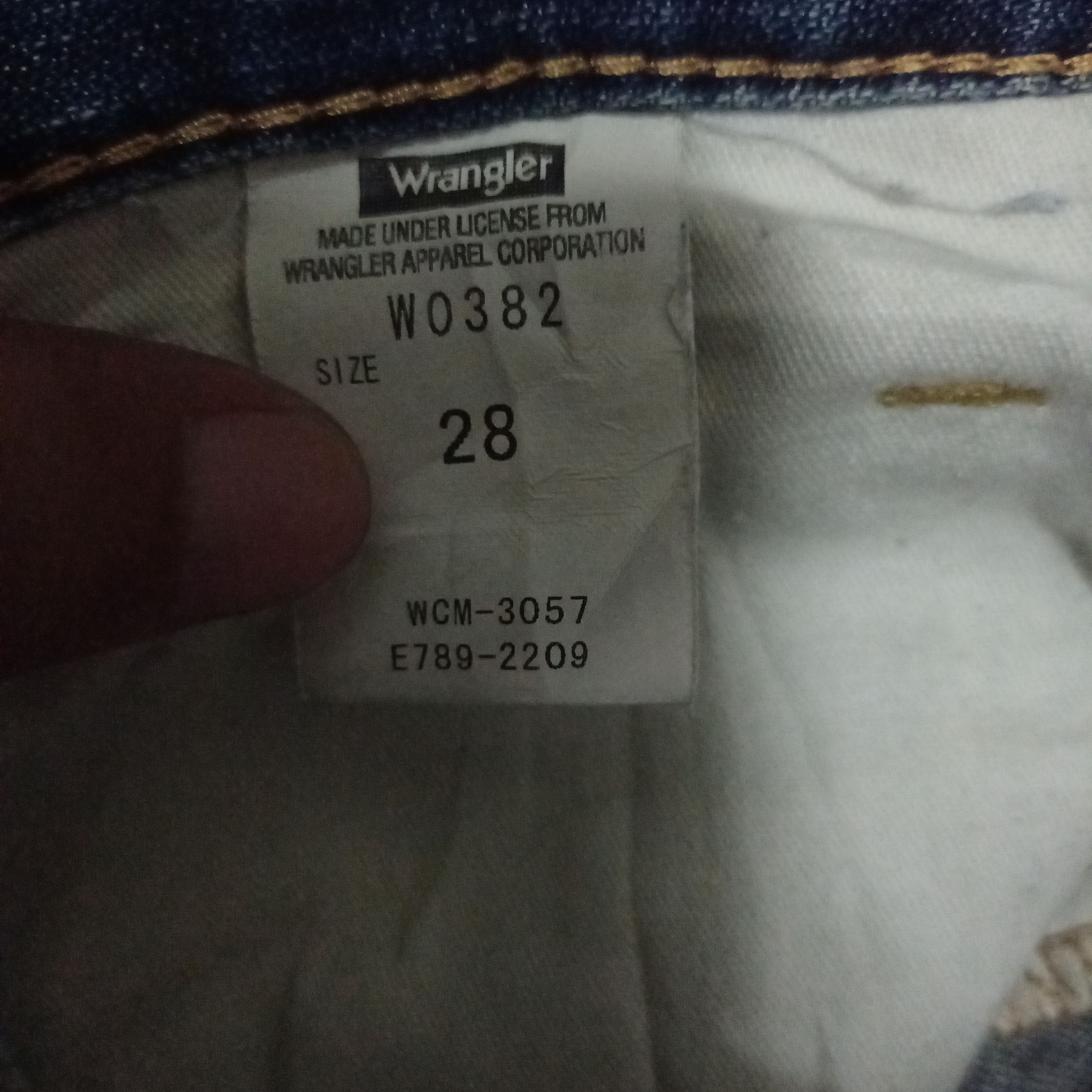 Vintage Wrangler Indigo Mud Wash Distressed Jeans 29x29