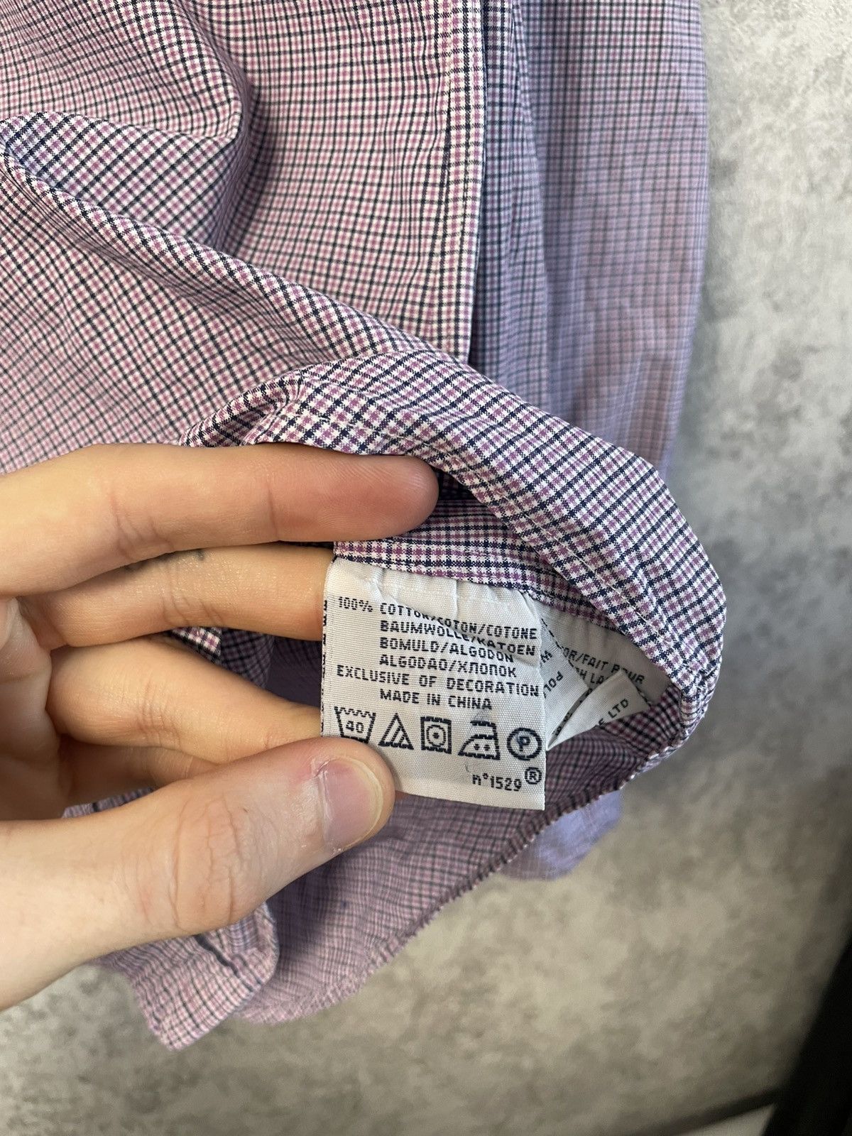 Polo Ralph Lauren Vintage Polo Ralph Lauren Purple Checkered Long Sleeve Shirt Size US M / EU 48-50 / 2 - 7 Thumbnail