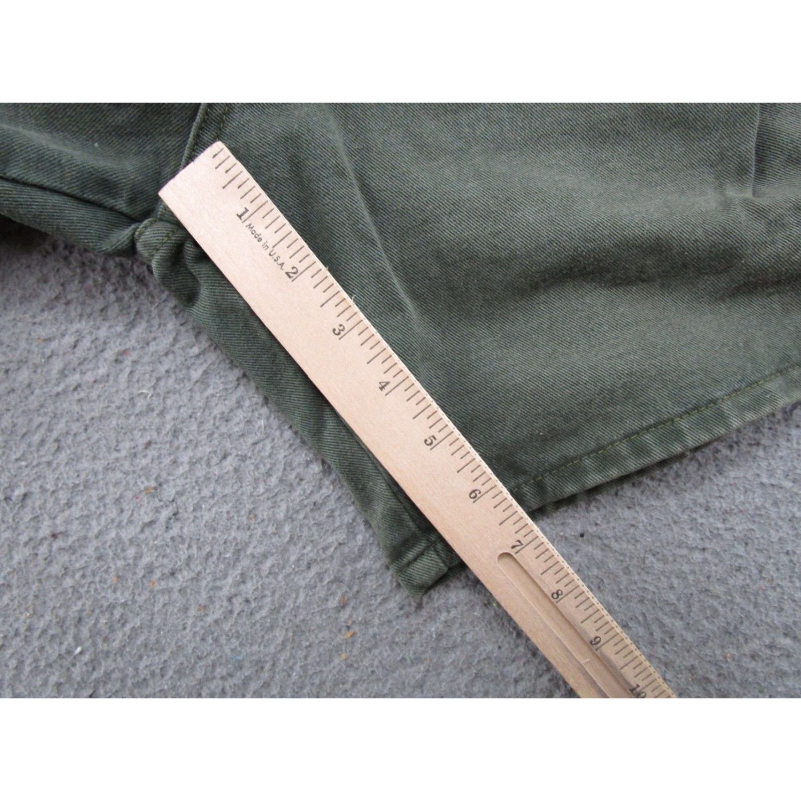 Vintage VINTAGE Union Bay Womens Green Denim Jean Shorts Junior Size 5 Skater Pockets Summer 90s Womens Size 27" / US 4 / IT 40 - 7 Thumbnail