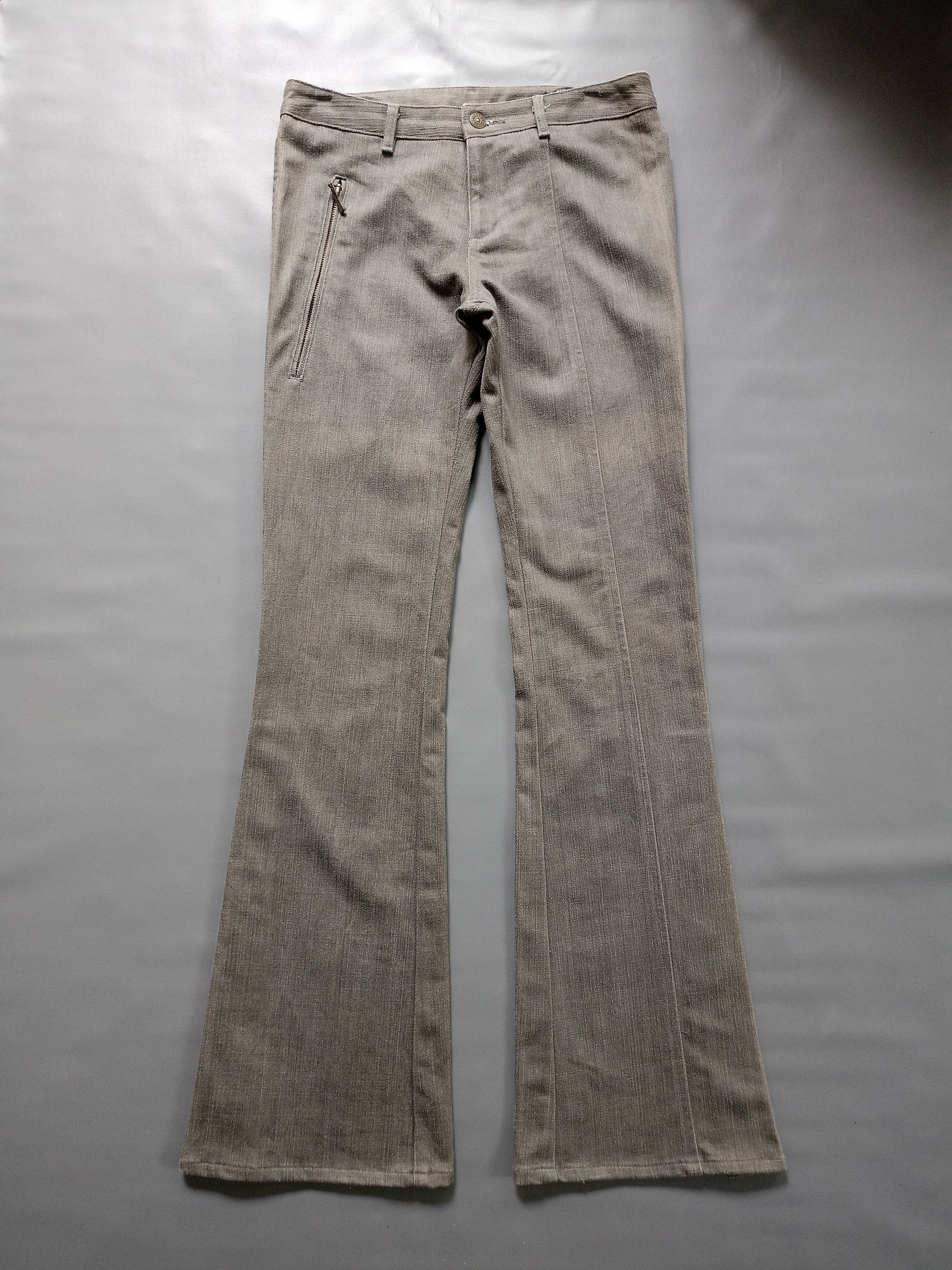 Michel Klein Michel Klein Flared Denim Pants Size 29" - 2 Thumbnail