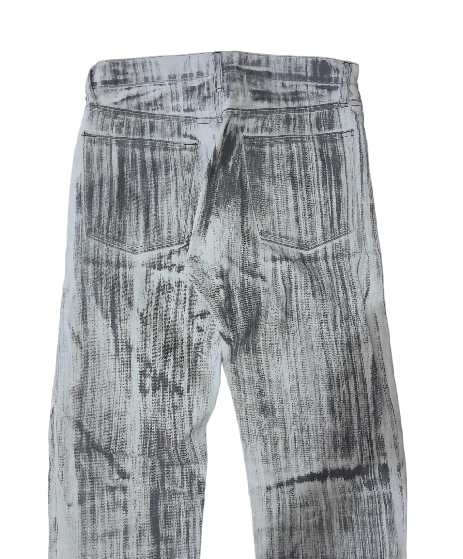 20471120 × Beauty Beast × Japanese Brand Edge rupert dirt brushed printed denim pants Size US 29 - 4 Thumbnail
