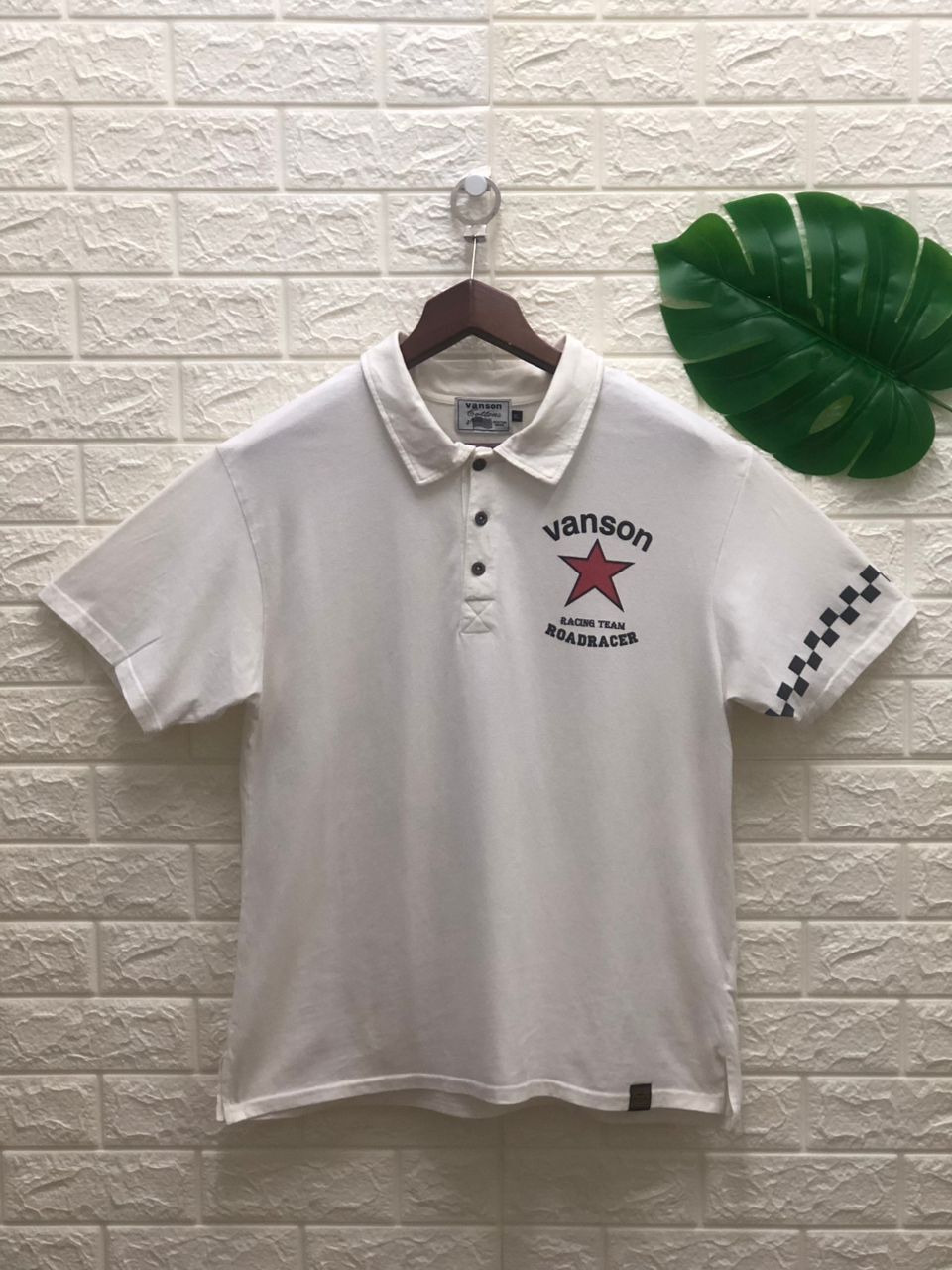 Vintage Vanson Leathers VANSON COTTON PRINTED POLOS Size US XL / EU 56 / 4 - 4 Thumbnail