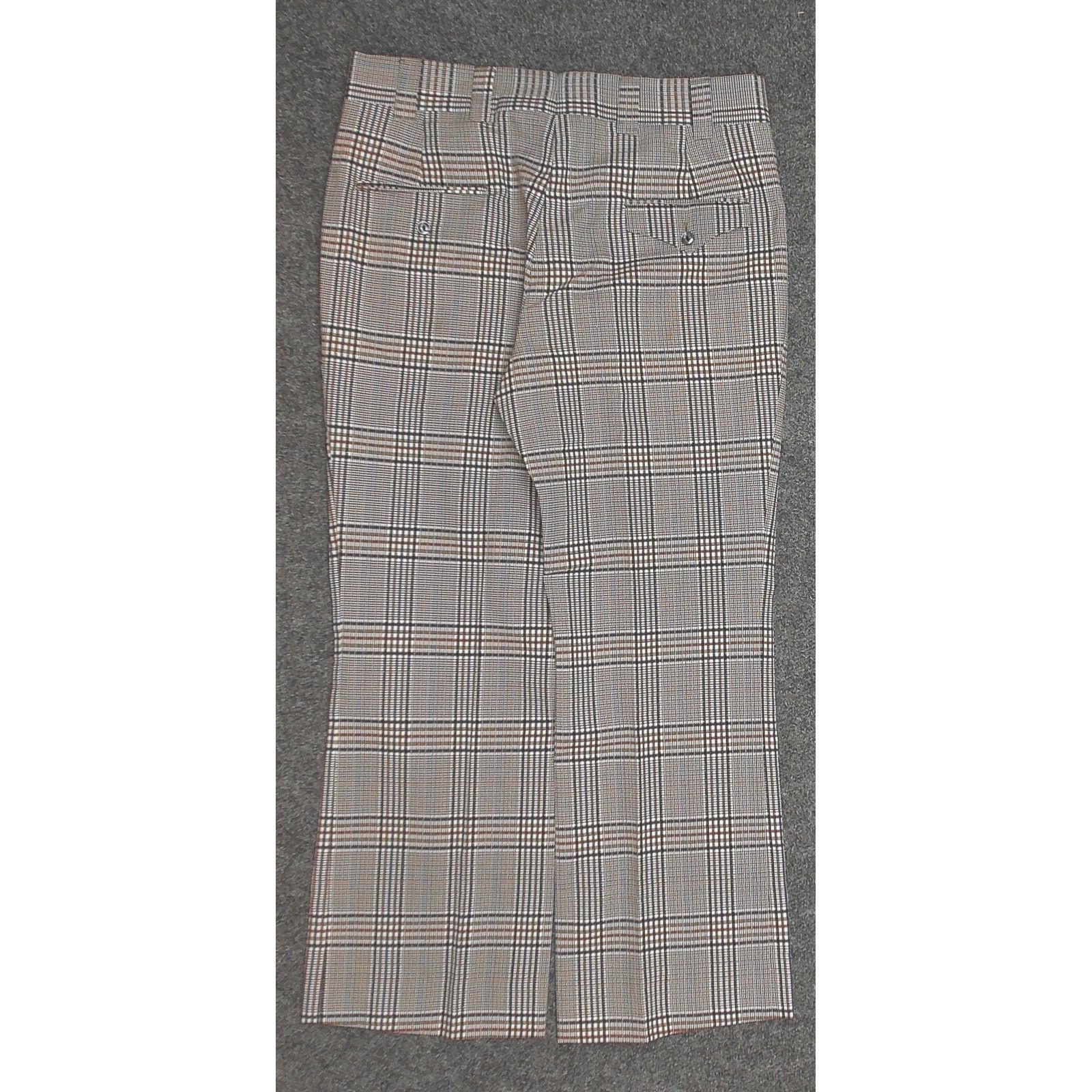 Vintage Vintage 70s Prince of Wales Glen Plaid Trousers Scovill 34 Size US 34 / EU 50 - 4 Thumbnail