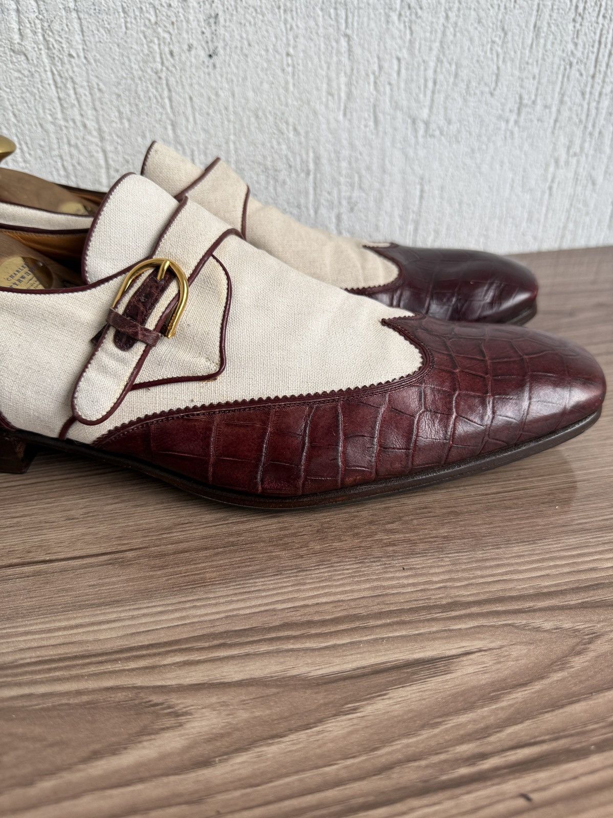 Gucci Exotic crocodile spectator by Tom ford Size US 11 / EU 44 - 5 Thumbnail