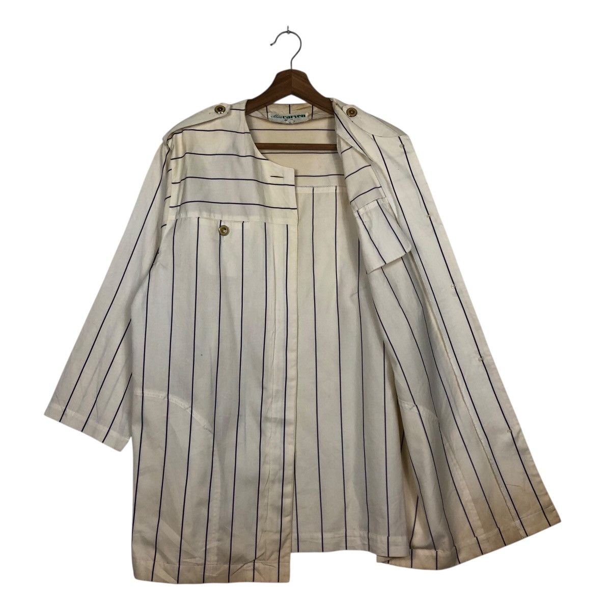 Carven 📌Miss Carven Deux Hickory Striped Work Design Size M / US 6-8 / IT 42-44 - 12 Thumbnail