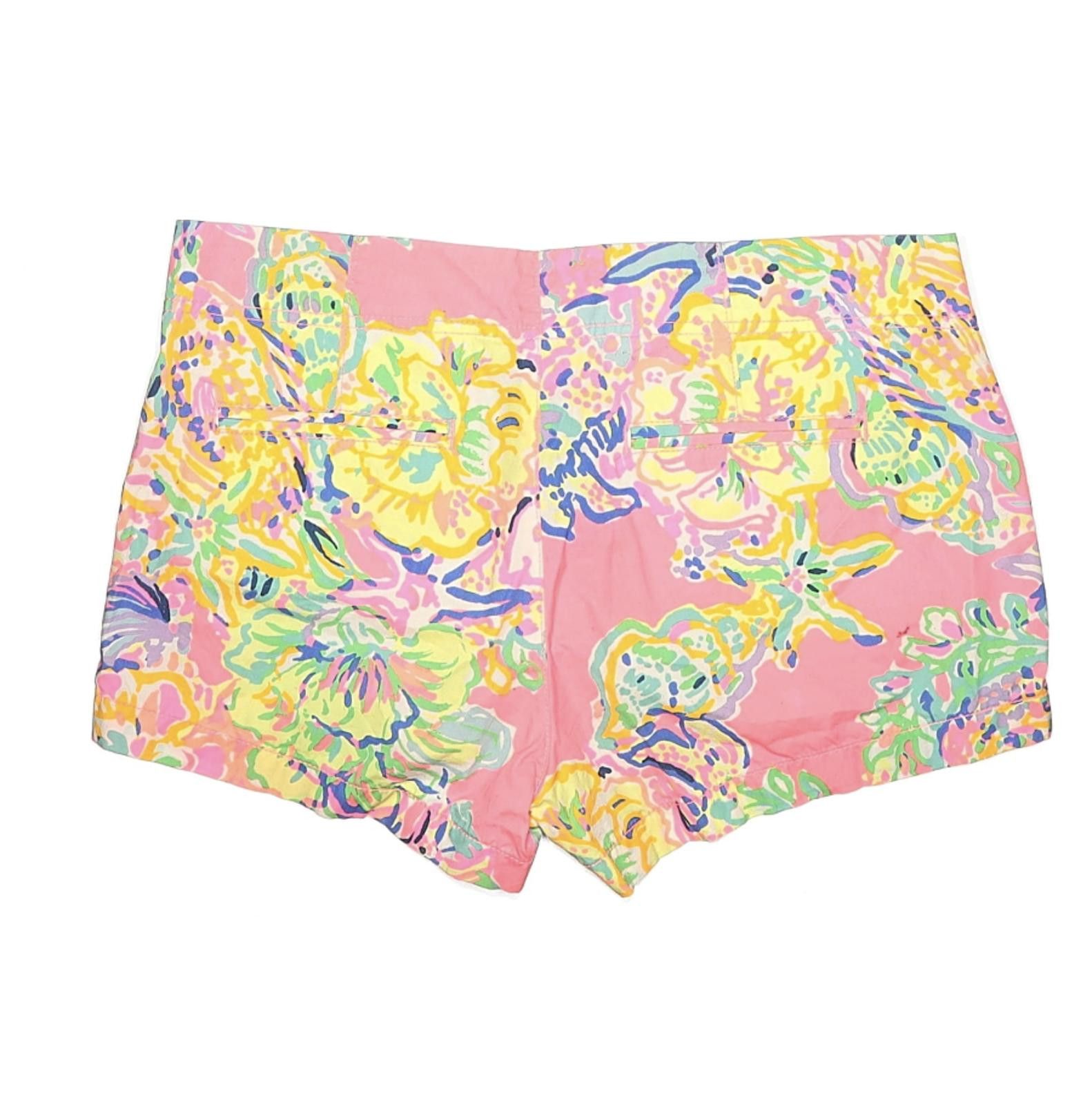Other Lilly Pulitzer Pink Floral Print Kerrie Shorts Size 8 Size 30" / US 8 / IT 44 - 2 Thumbnail