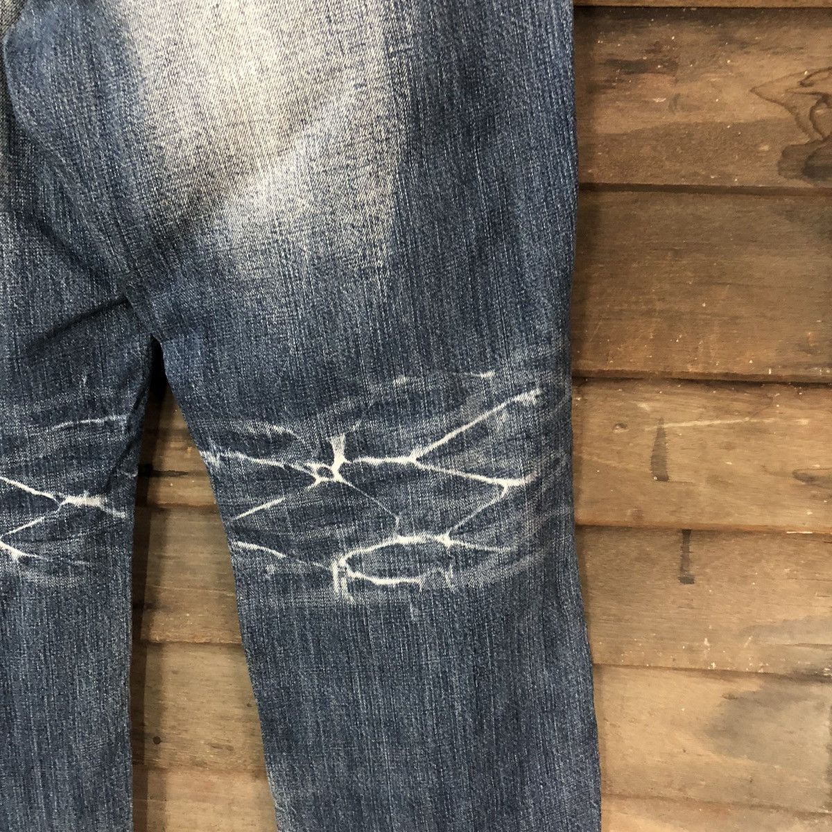 In The Attic In The Attic Blue Distressed Denim Pants #7320 Size US 38 / EU 54 - 18 Thumbnail