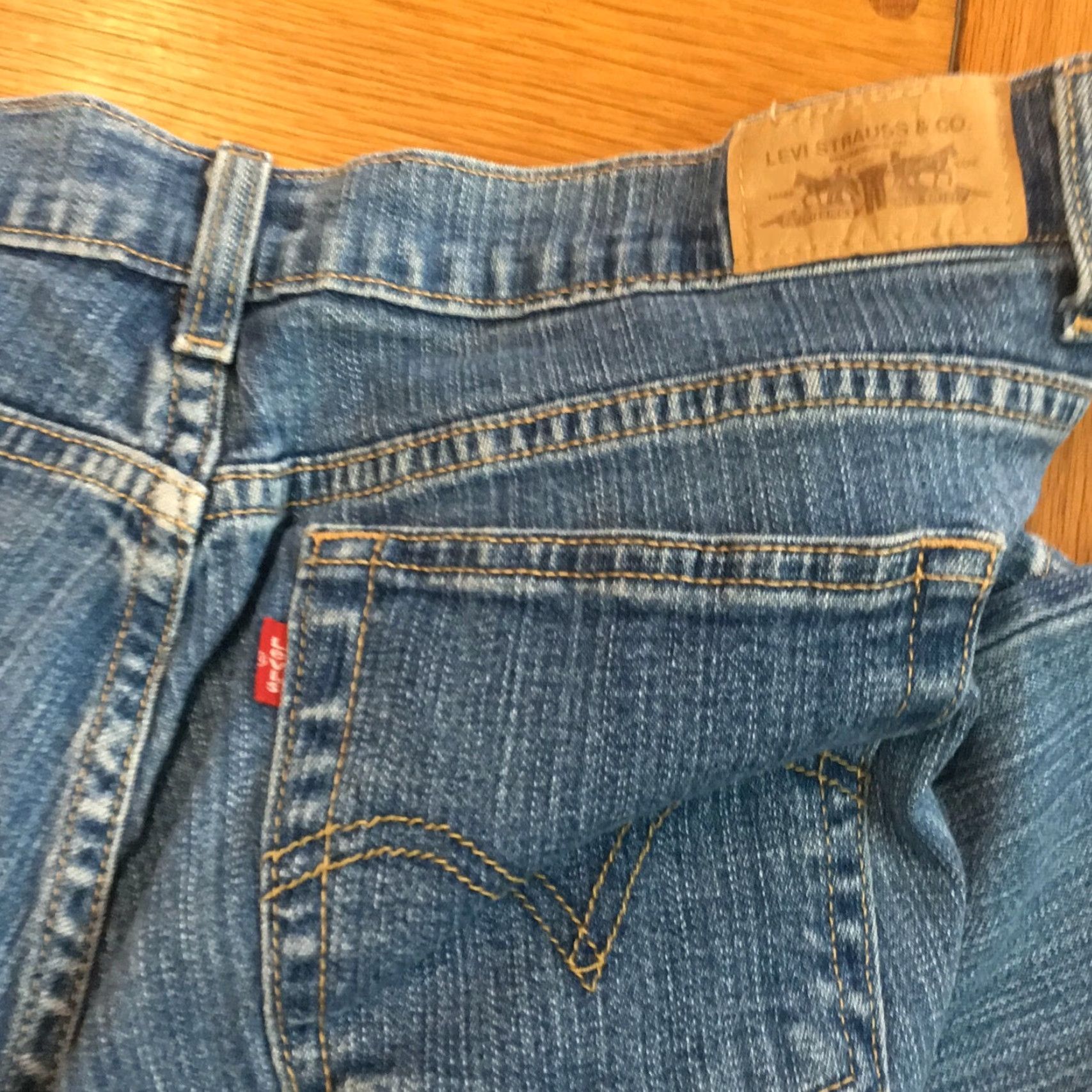 Levi's Levis 550 Womens Relaxed Fit Mid Rise Stretch Blue Denim Bootcut Jeans Size 14M Size 36" / US 14 / IT 50 - 6 Thumbnail