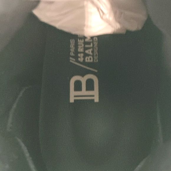Balmain Balmain B-Court Bicolor Monogram Jacquard High-Top Sneakers Size US 7 / IT 37 - 10 Thumbnail