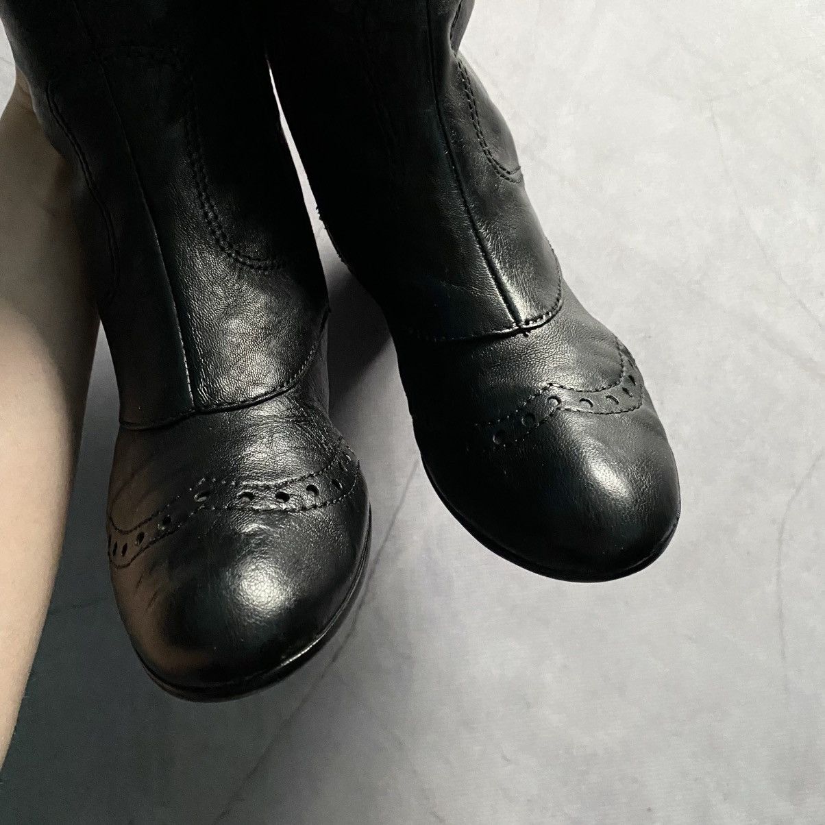 A.S.98 RARE A.S. 98 Airsteps High Leather Boots Rick Owens Style Size US 7 / IT 37 - 4 Thumbnail