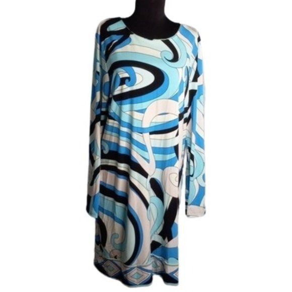 Michael Kors Michael Michael Kors XL Dress Abstract Mod Pop Art Print Lon Size XL / US 12-14 / IT 48-50 - 1 Thumbnail