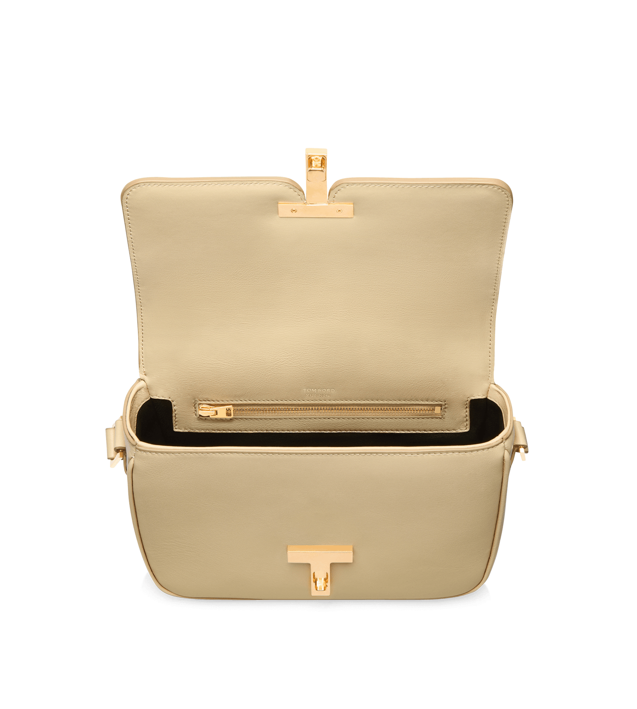 Tom Ford TOM FORD Wallis Small Cappuccino Leather Shoulder Bag Size ONE SIZE - 2 Thumbnail