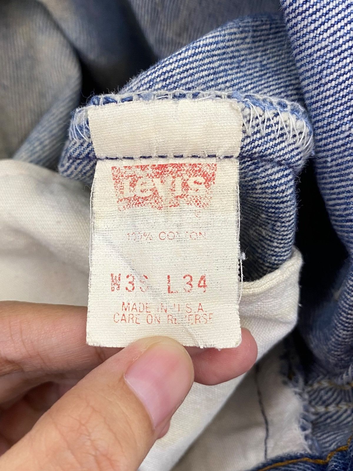 Levi's Vintage Levi’s Rusty Faded Wash Style Ripped Jeans Size US 32 / EU 48 - 10 Thumbnail