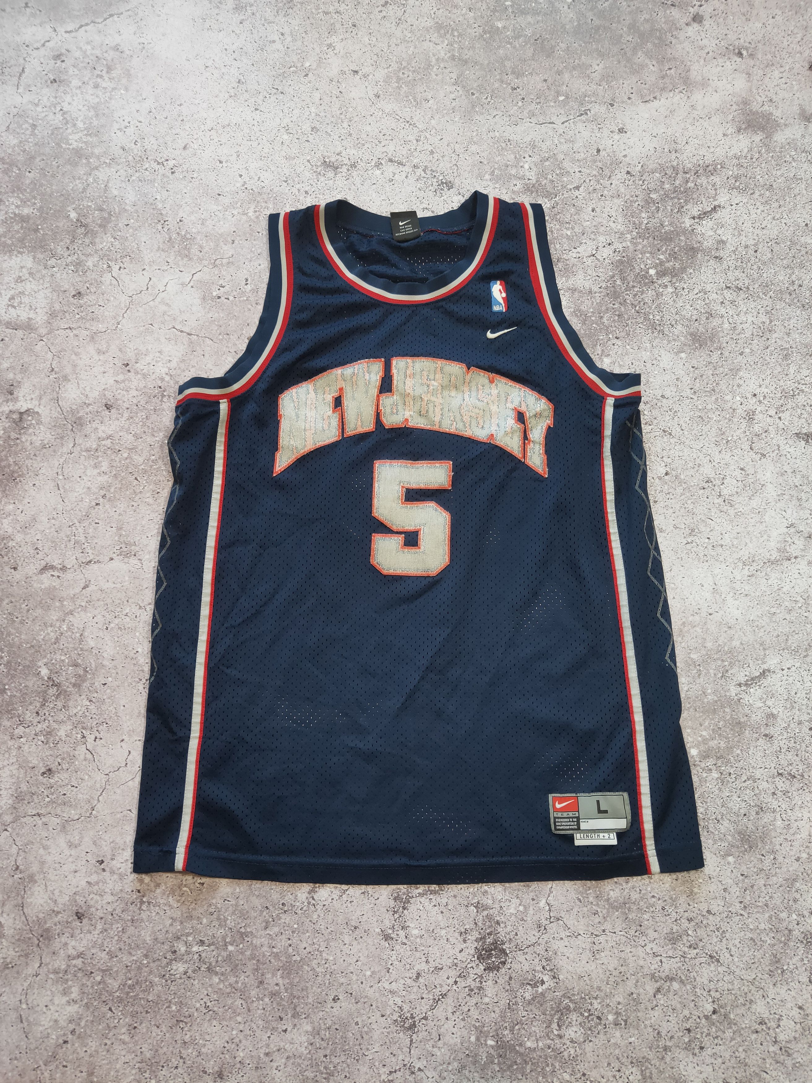 NBA × Nike Nike Vintage NBA New Jersey Nets Jason Kidd Jersey Size US L / EU 52-54 / 3 - 1 Thumbnail