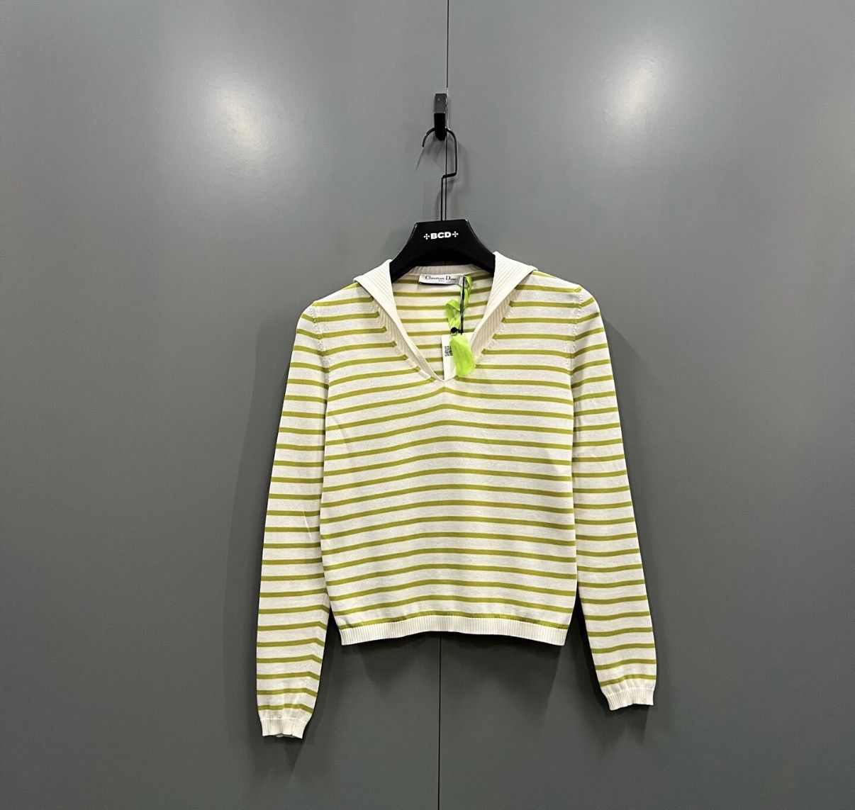 Dior Dior Striped Knit Sweater J41 Size XS / US 0-2 / IT 36-38 - 1 Thumbnail