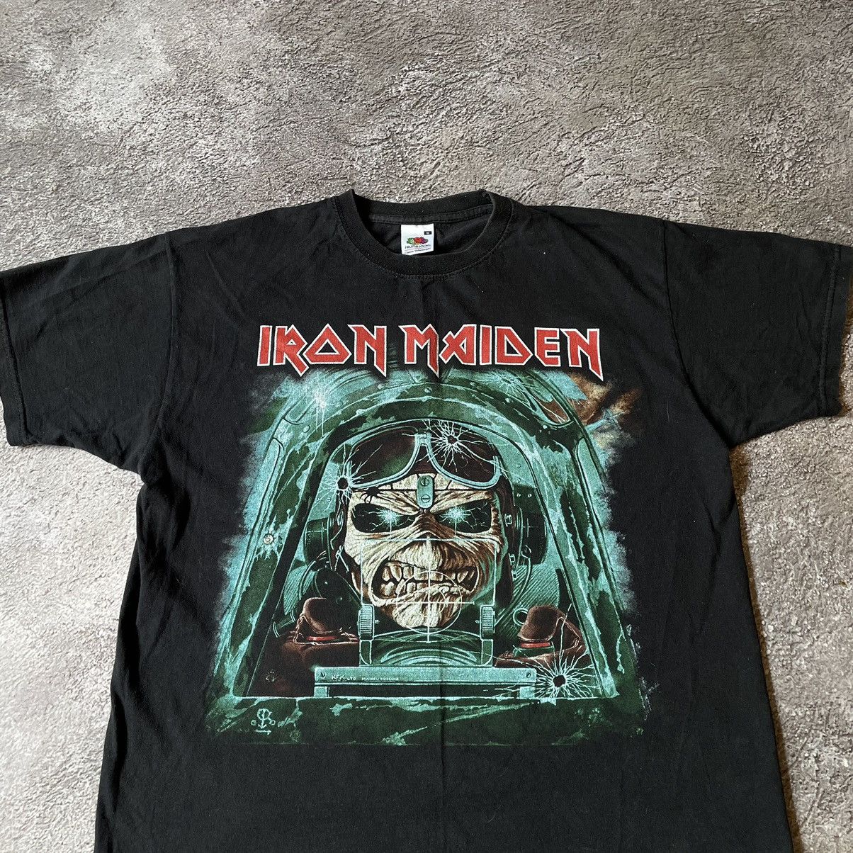 Vintage Vintage 90s Iron Maiden Band Tee Graphic Punk Grunge Slim M Size US M / EU 48-50 / 2 - 5 Thumbnail
