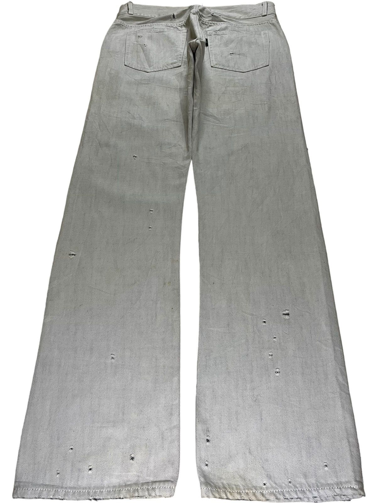 Japanese Brand SALES🔥Vintage Japanese Brand Distressed Ripped Baggy Jeans Size US 34 / EU 50 - 2 Thumbnail