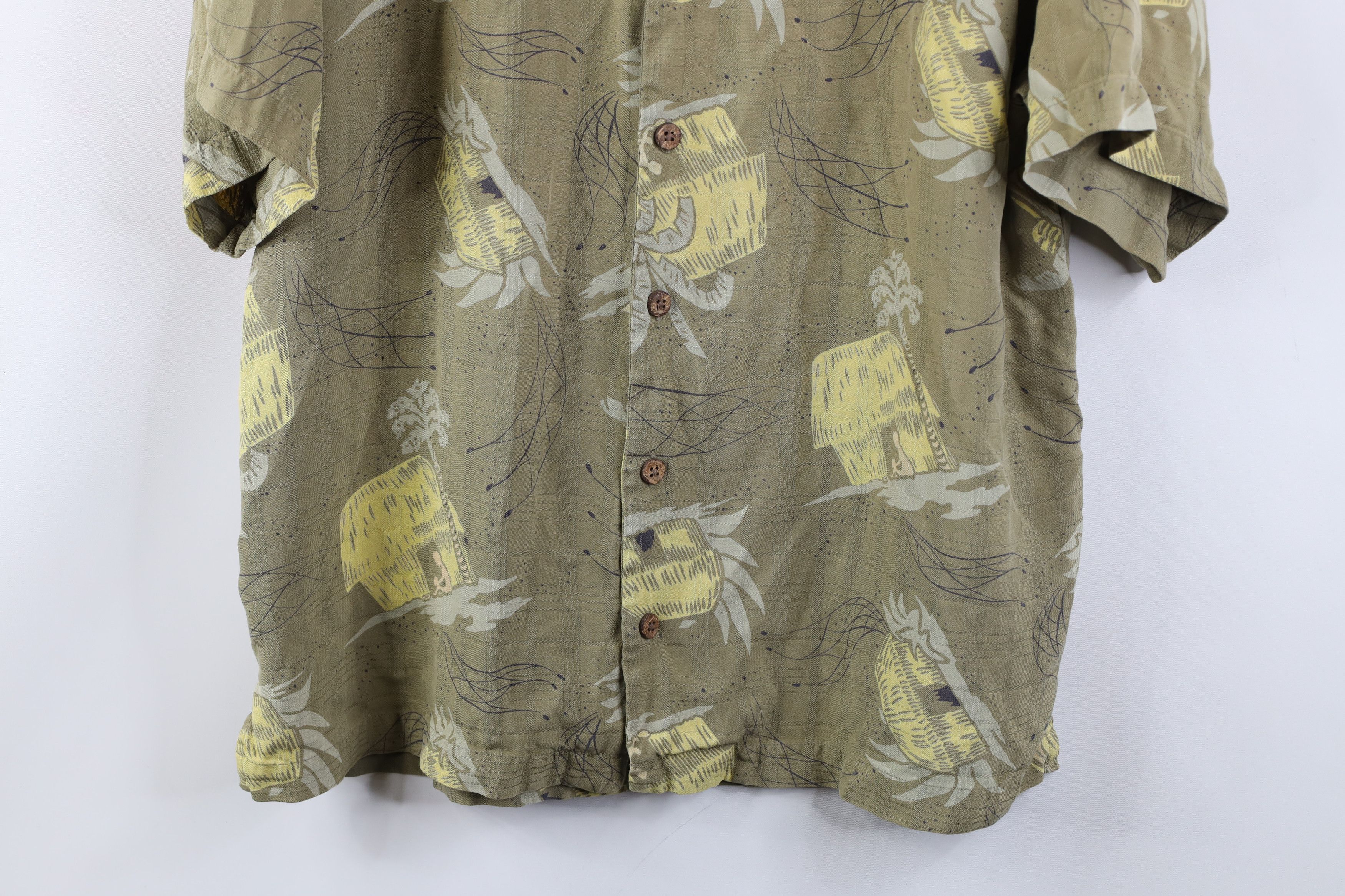 Tommy Bahama Vintage 90s Tommy Bahama Beach Hut Hawaiian Button Shirt Size US M / EU 48-50 / 2 - 3 Thumbnail