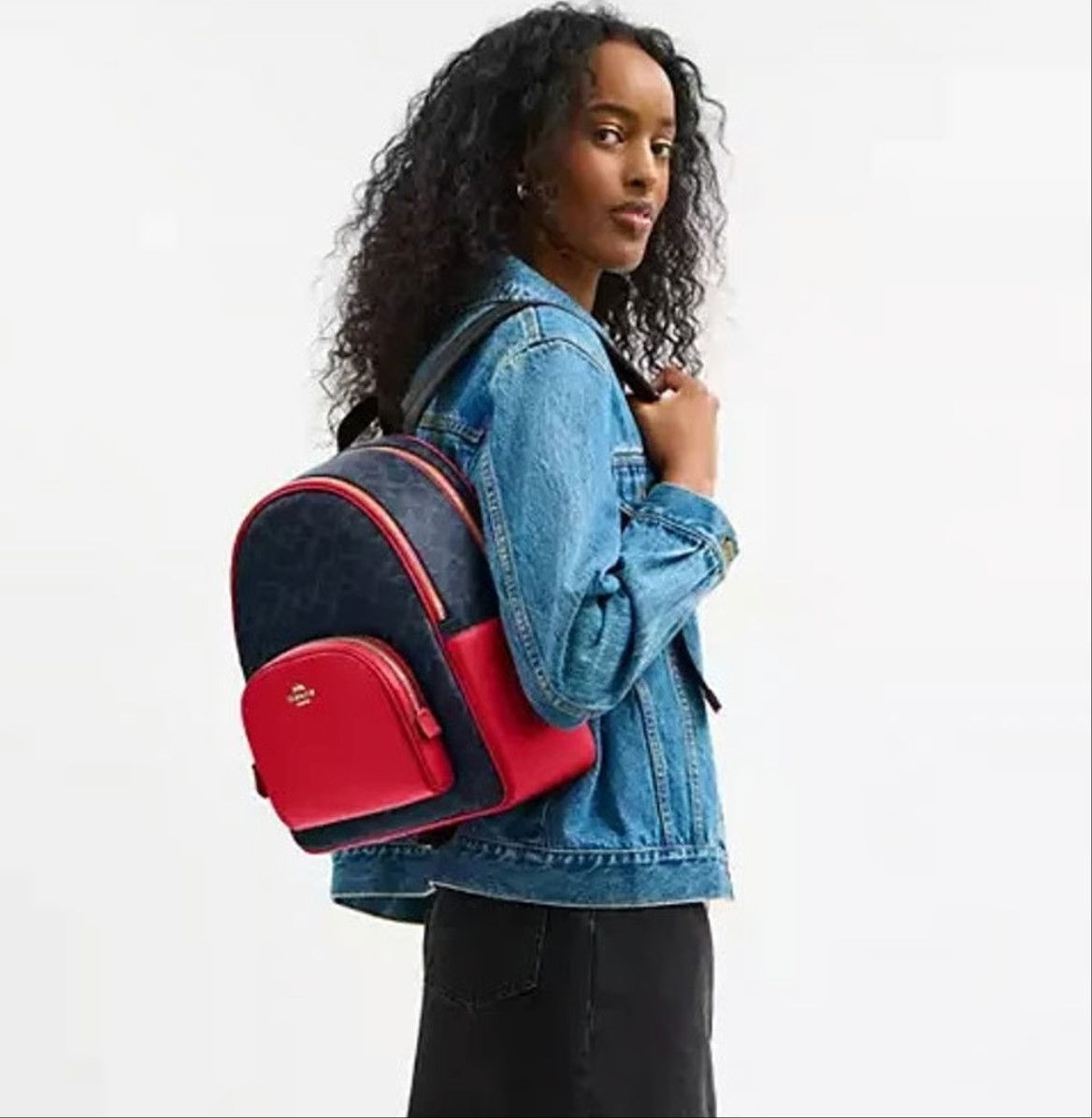 Coach Court Backpack In Signature Canvas CZ176 Size ONE SIZE - 8 Thumbnail
