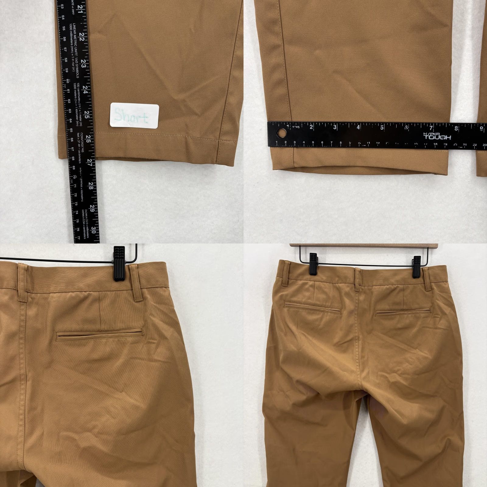 Bonobos Bonobos Pants Mens 32x27 Brown Khaki Slim Golf Polyester Casual Chino Tech Size US 32 / EU 48 - 9 Thumbnail