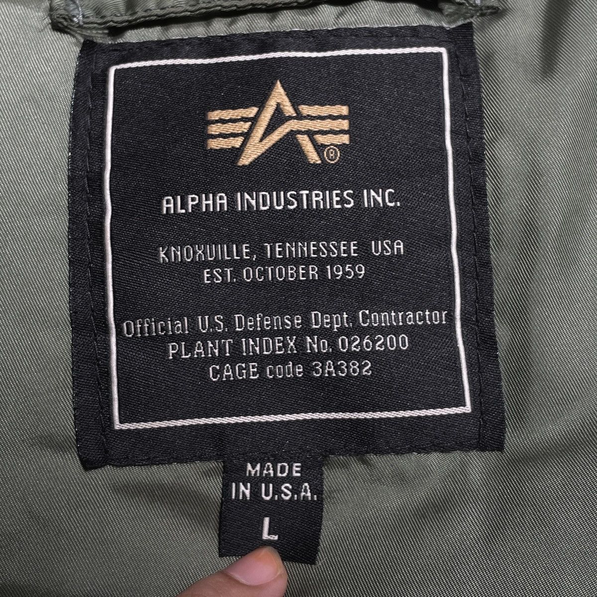 Alpha Industries Vintage Brand Alpha Industries Fur Parka 1990s Size US L / EU 52-54 / 3 - 14 Thumbnail