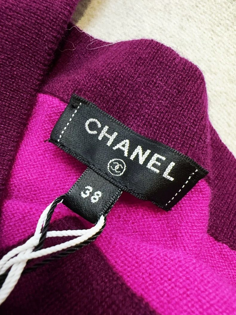 Chanel Chanel 20A Kangpeng Street Show Purple Cashmere Suspender Size XS / US 0-2 / IT 36-38 - 7 Thumbnail