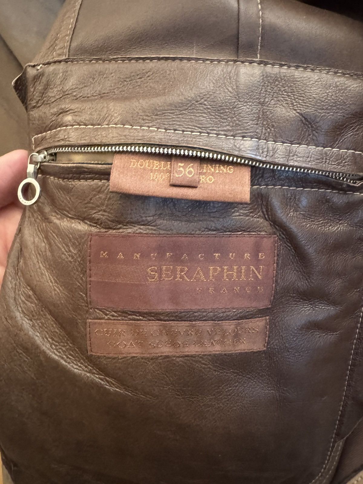 SERAPHIN Seraphin Brown Suede Blazer Jacket Size 56 Made in France Size US XL / EU 56 / 4 - 7 Thumbnail