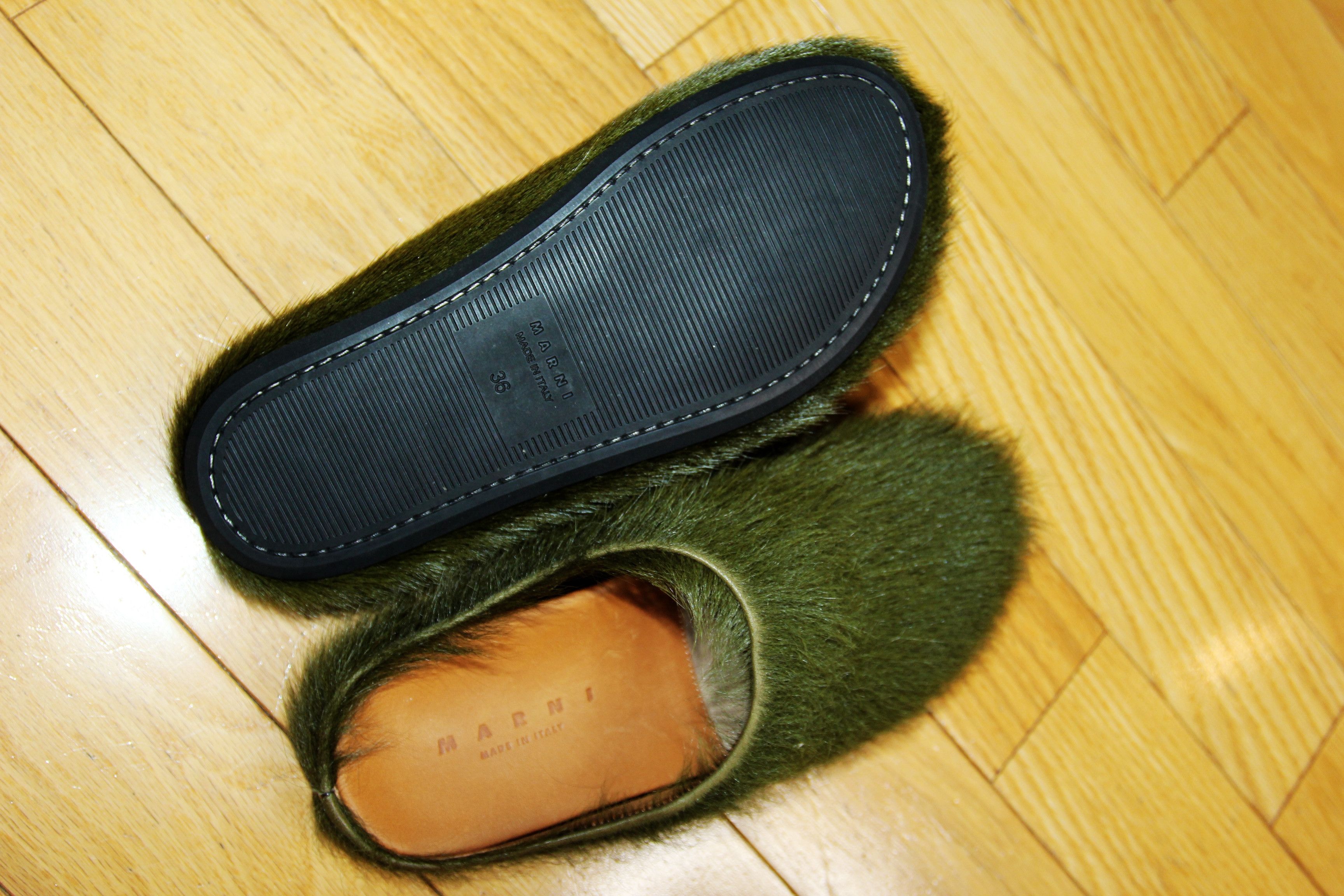 Marni BNWT AW25 MARNI FUSSBETT SABOT SHOES DEEP SAGE 36 Size US 6 / IT 36 - 5 Thumbnail