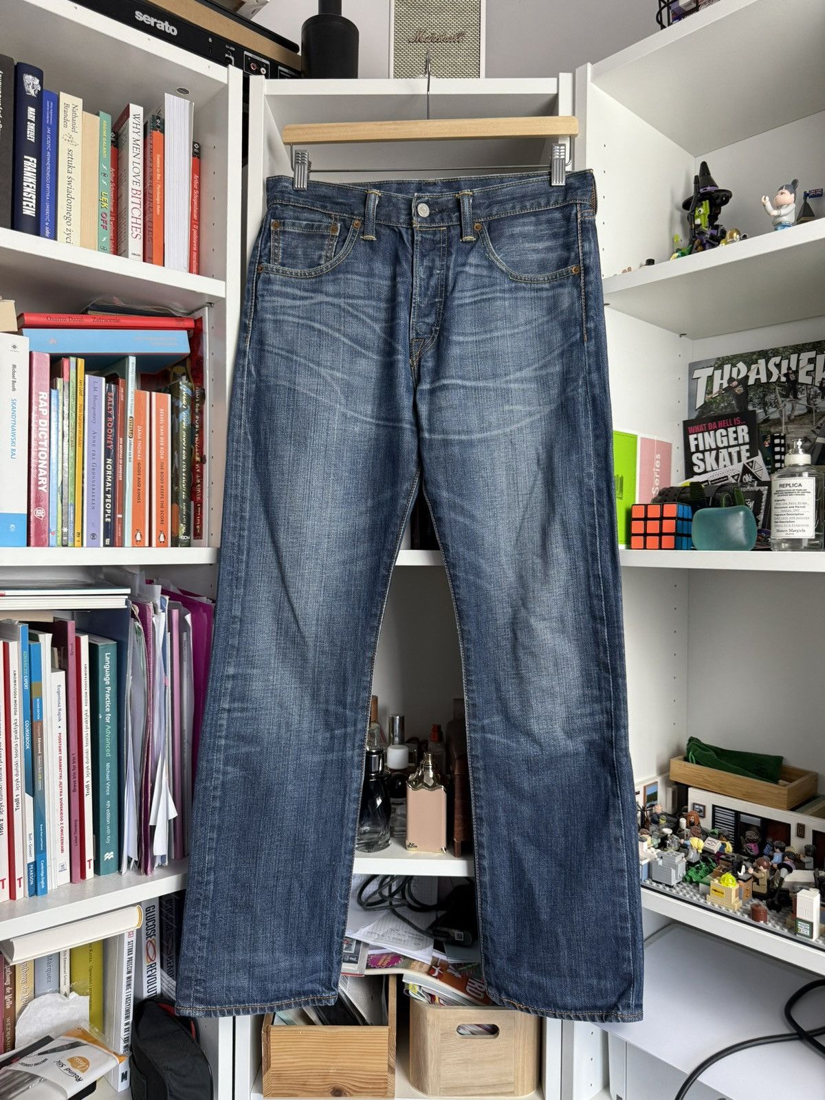 Levi's × Levi's Vintage Clothing × Vintage VIntage 90s Levi’s 501 washed denim pants 31x30 jeans casual Size US 31 - 2 Thumbnail